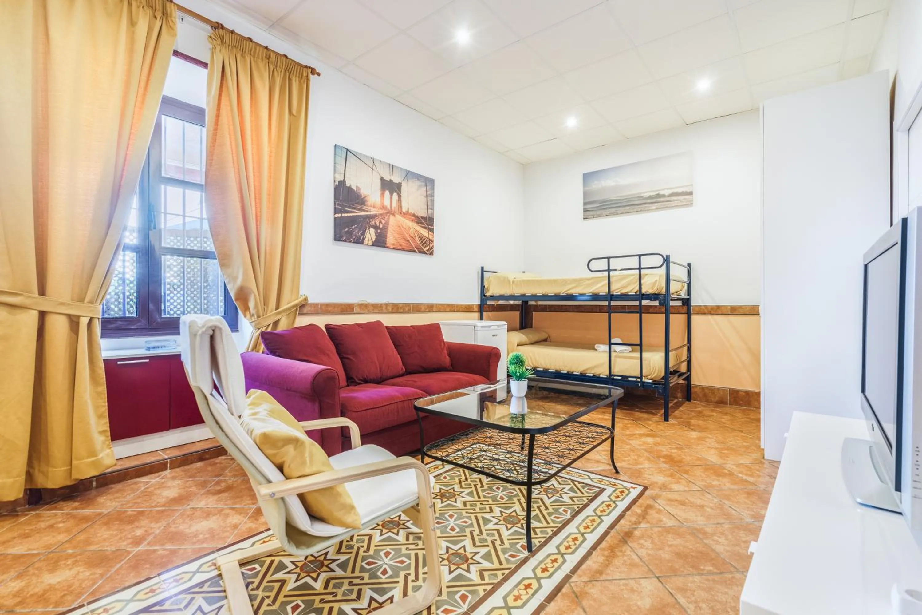 Seating area in Hotel Carlos V Jerez by Vivere Stays