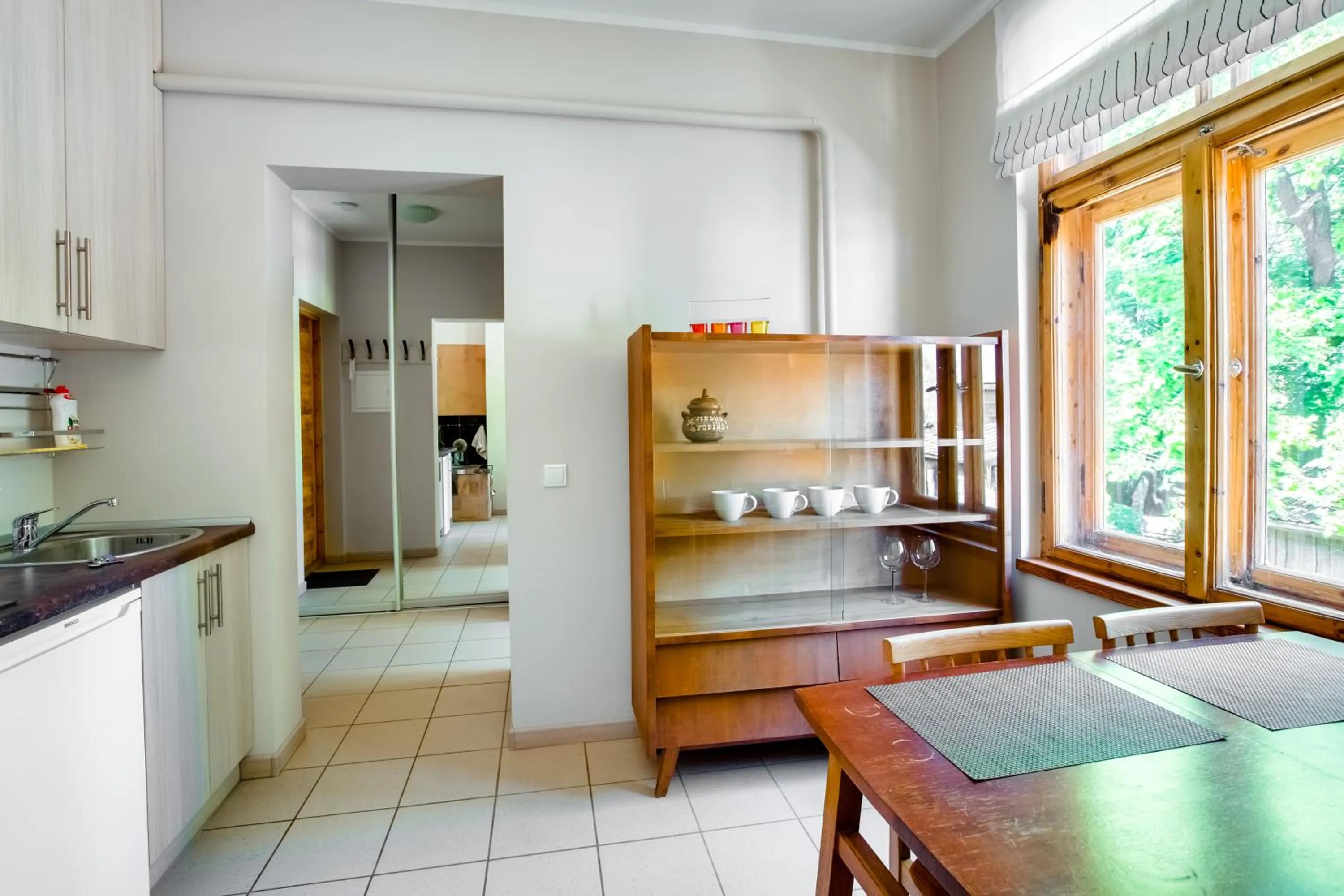 Kitchen or kitchenette in Riga Academic Guest House