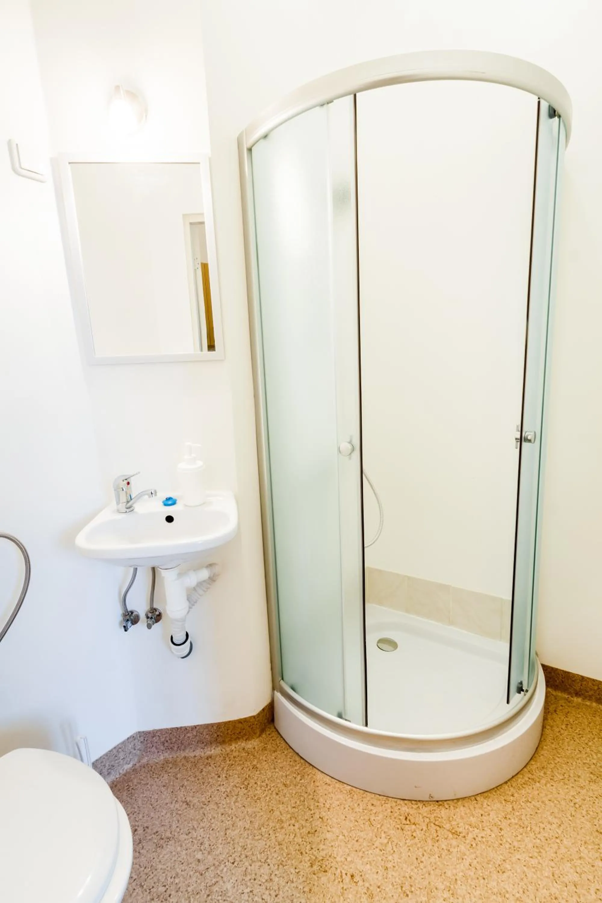 Shower in Riga Academic Guest House