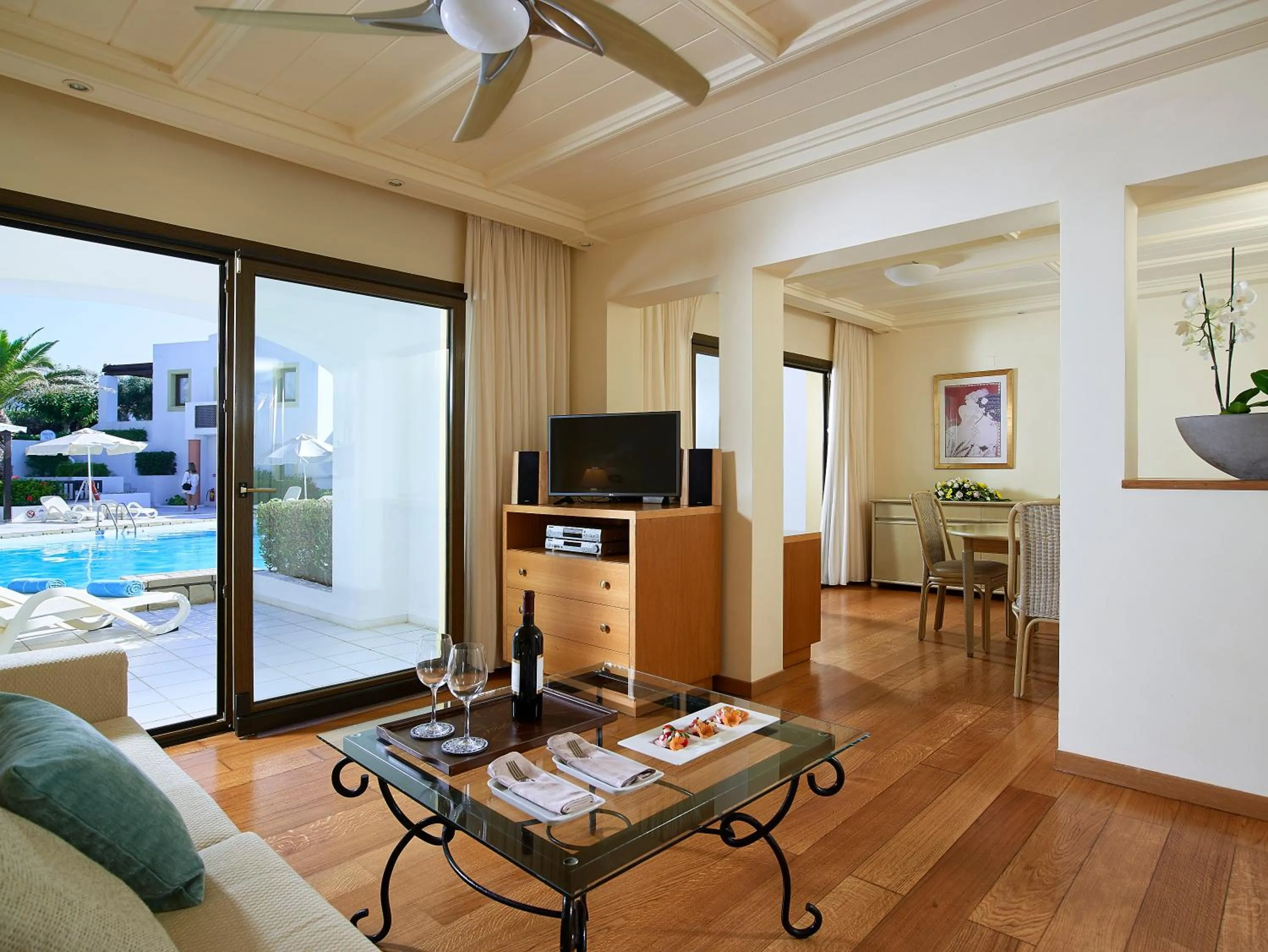 Living room in Knossos Royal Villas