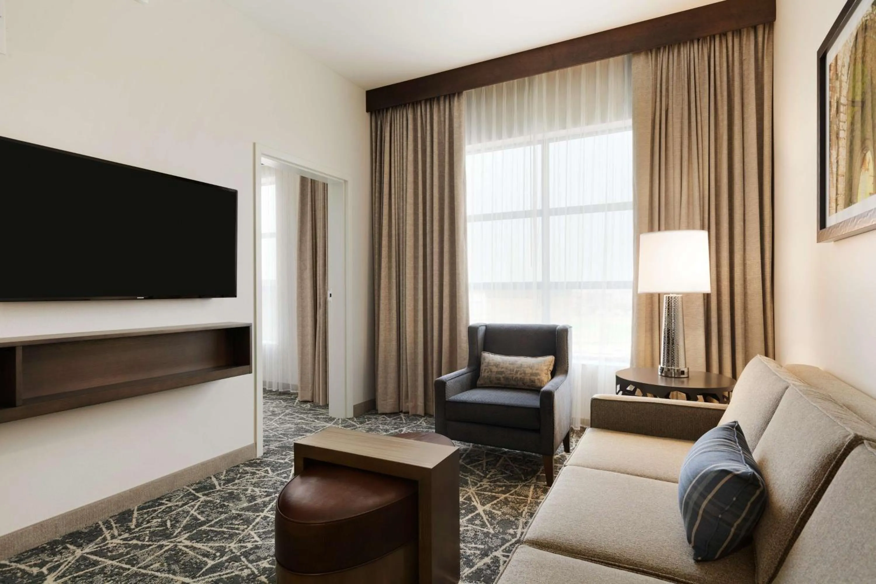 Bedroom in Embassy Suites San Antonio Brooks City Base Hotel & Spa