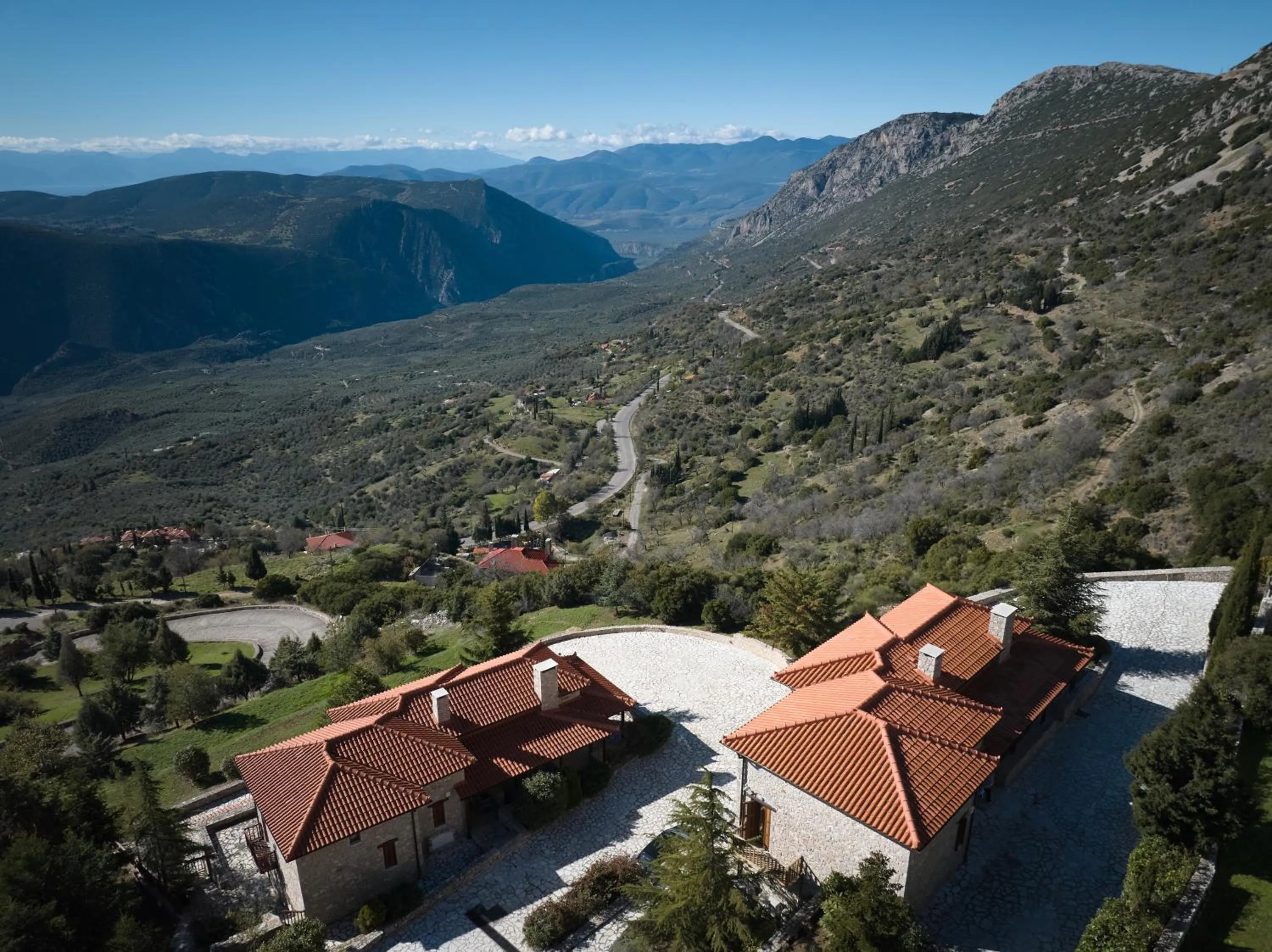 Property building in Santa Marina Arachova Resort & Spa