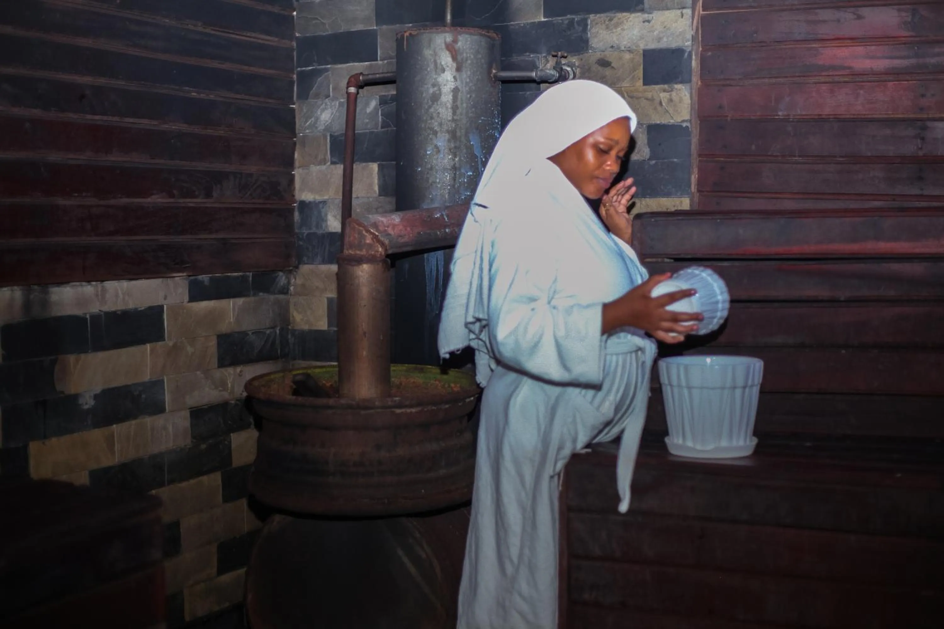 Sauna in Nefaland Hotel
