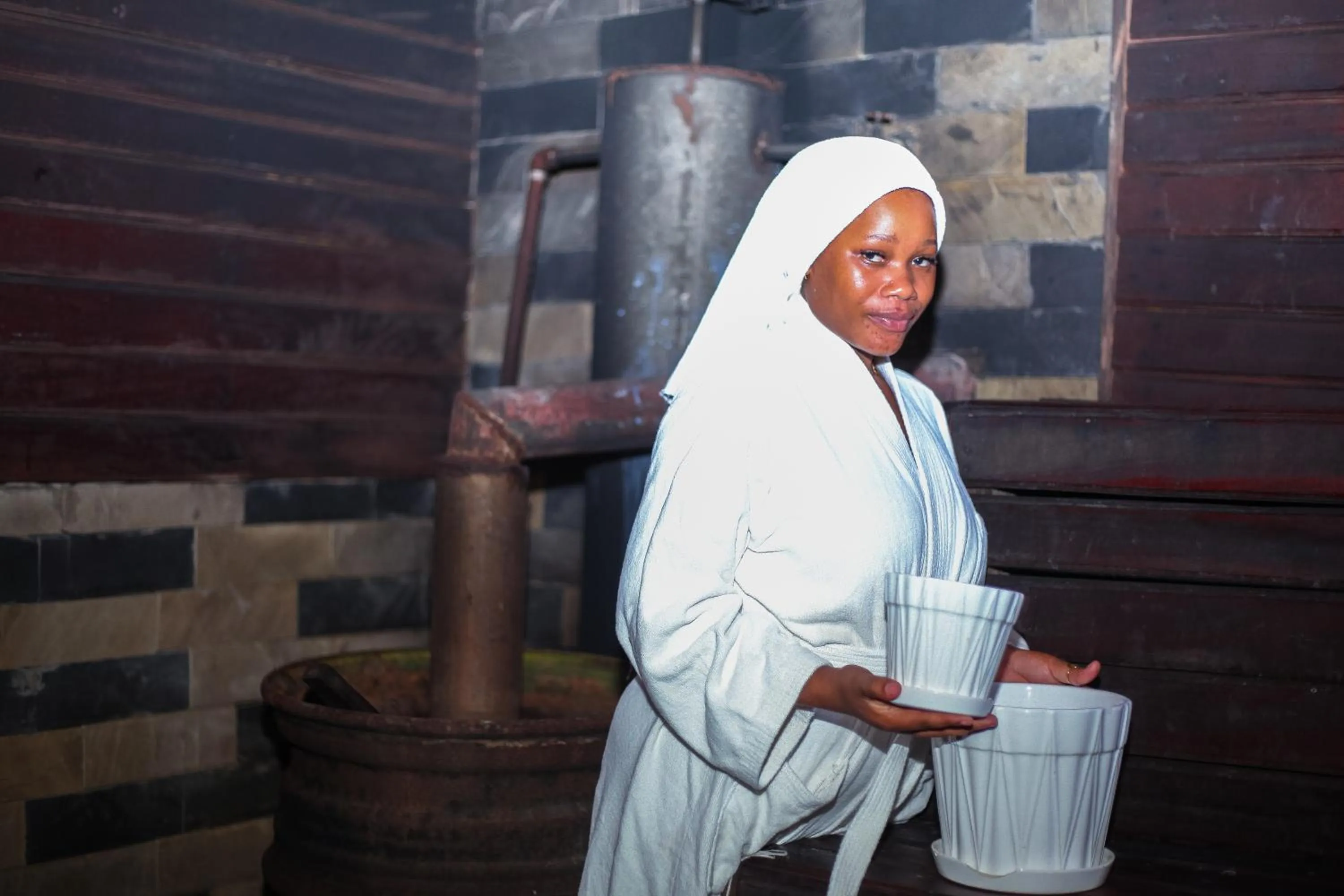 Sauna in Nefaland Hotel