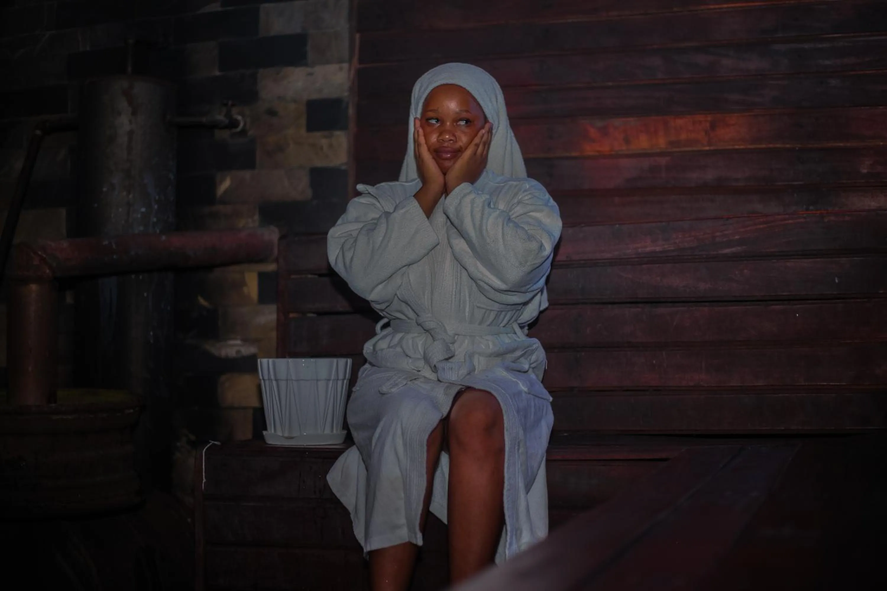Sauna in Nefaland Hotel