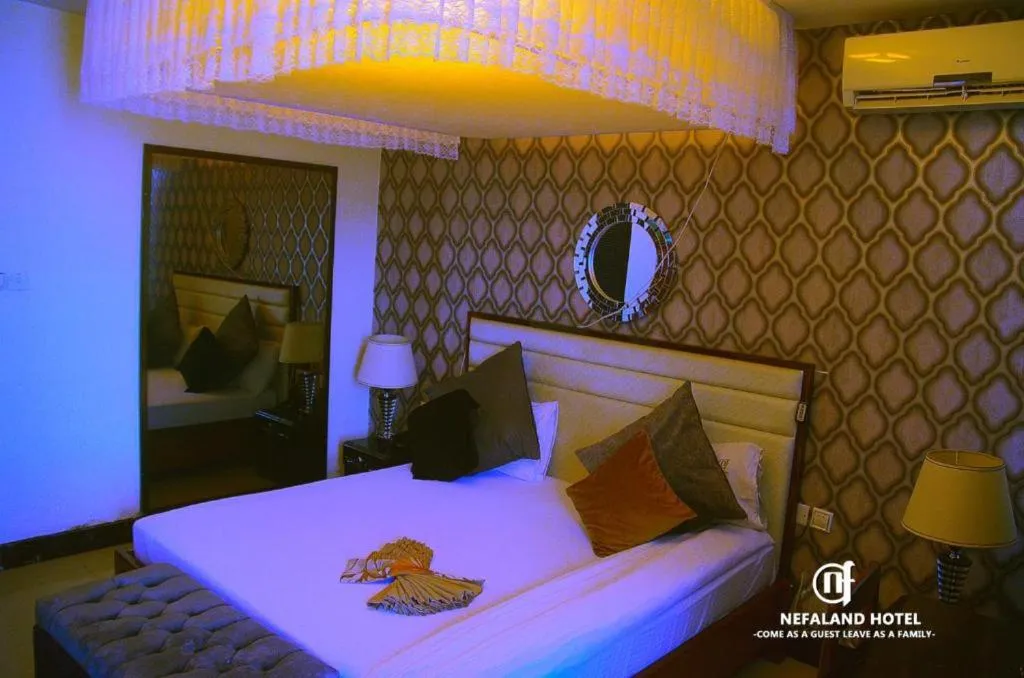 Bed in Nefaland Hotel