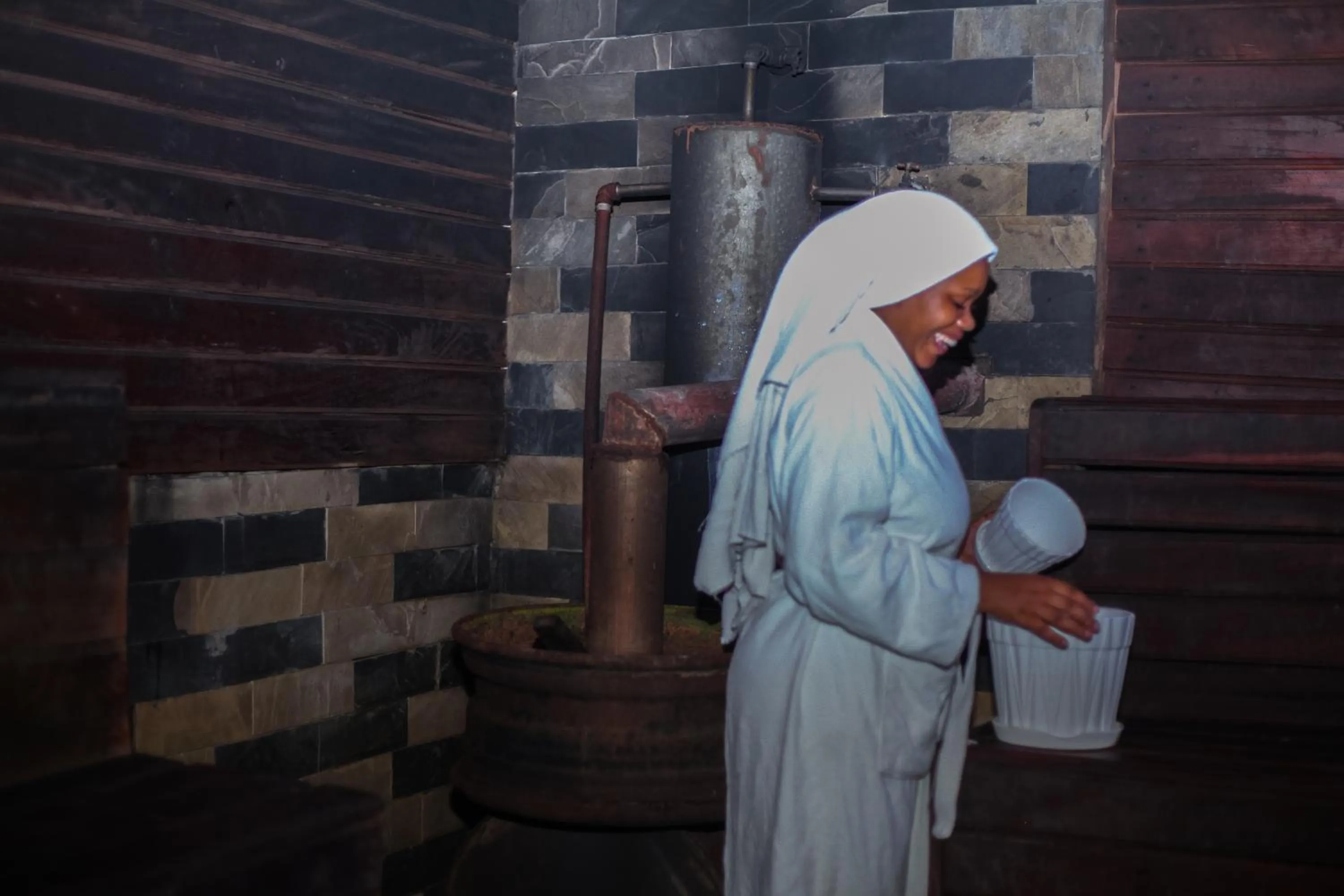 Sauna in Nefaland Hotel
