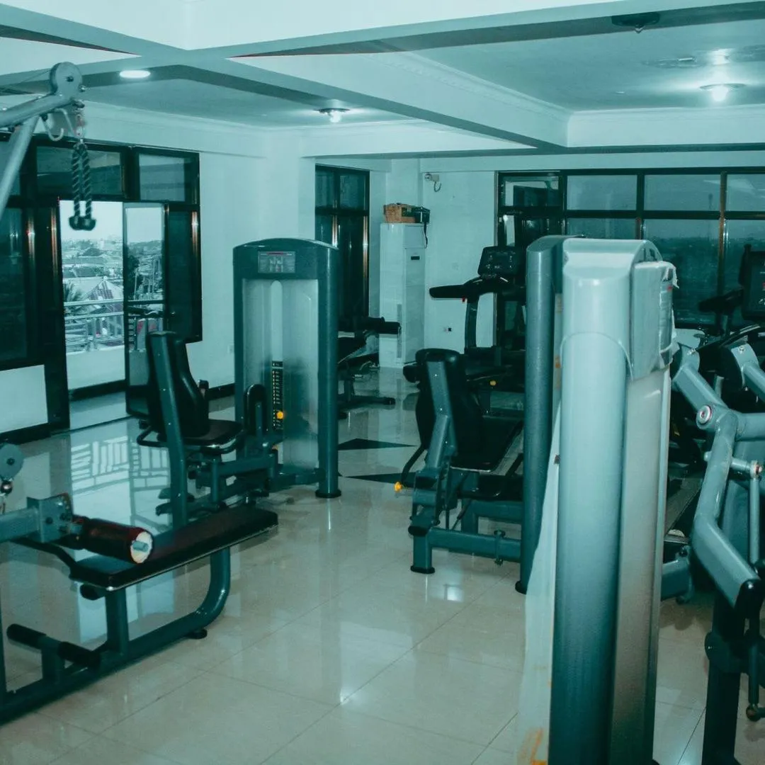 Fitness centre/facilities in Nefaland Hotel