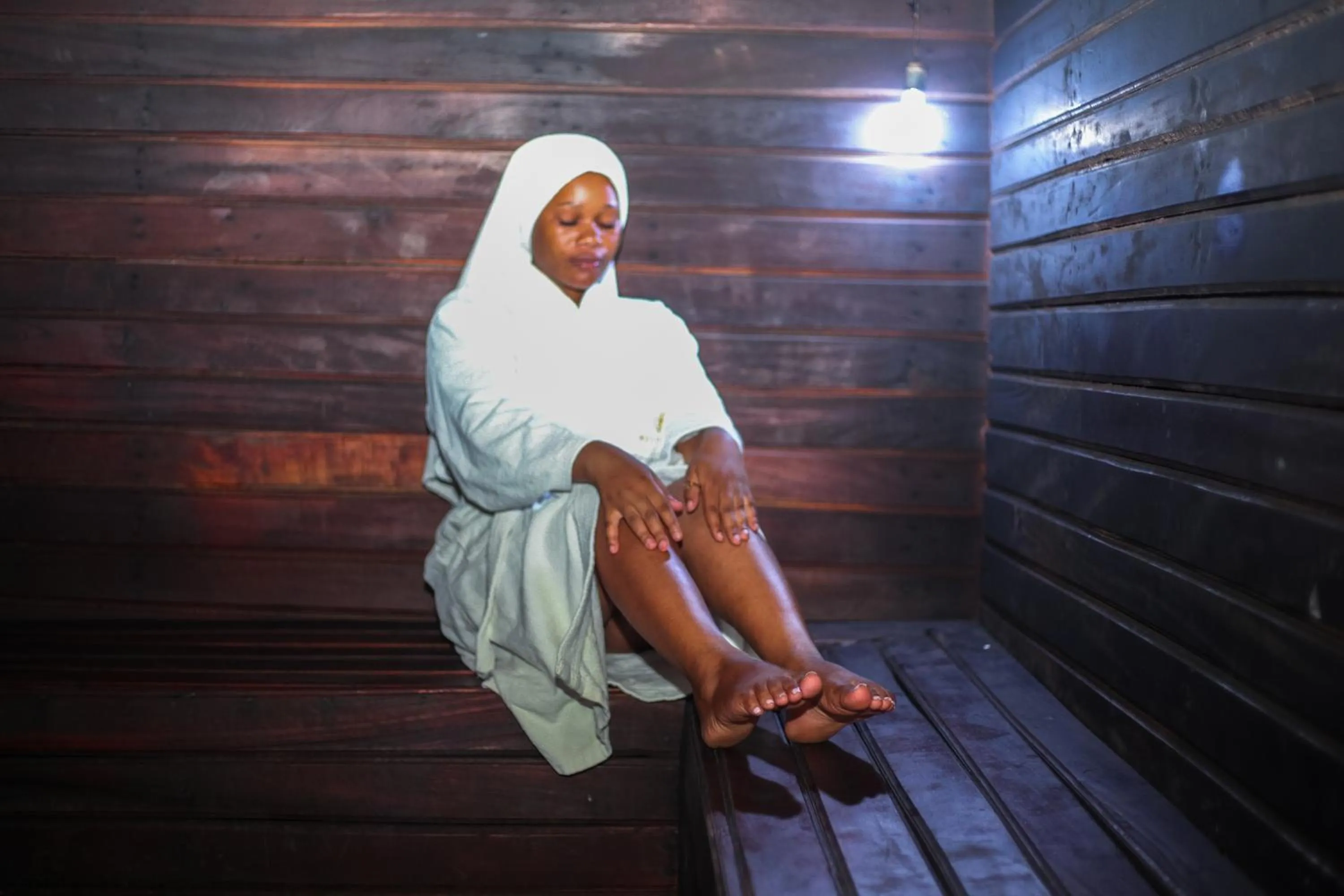 Sauna in Nefaland Hotel