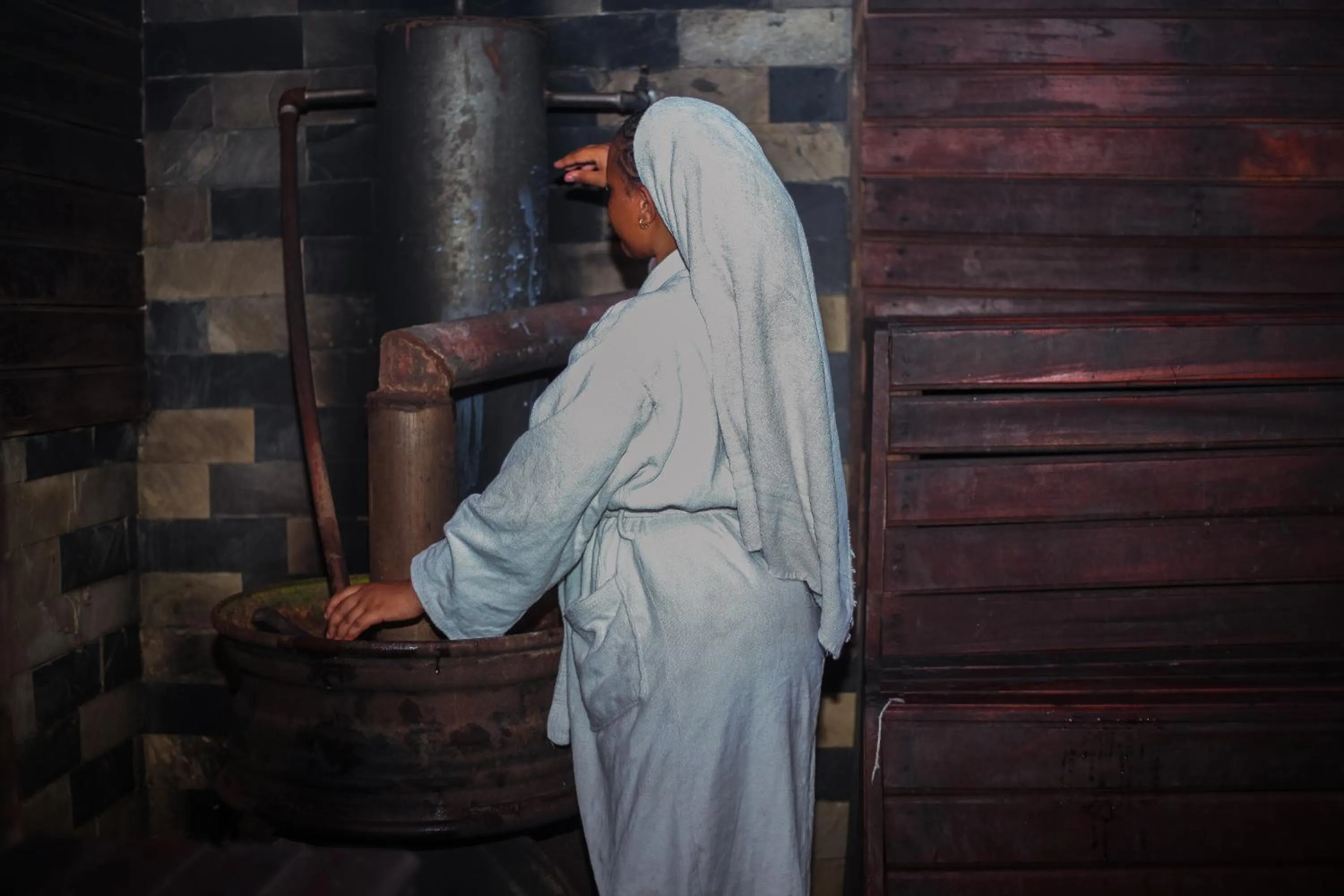 Sauna in Nefaland Hotel