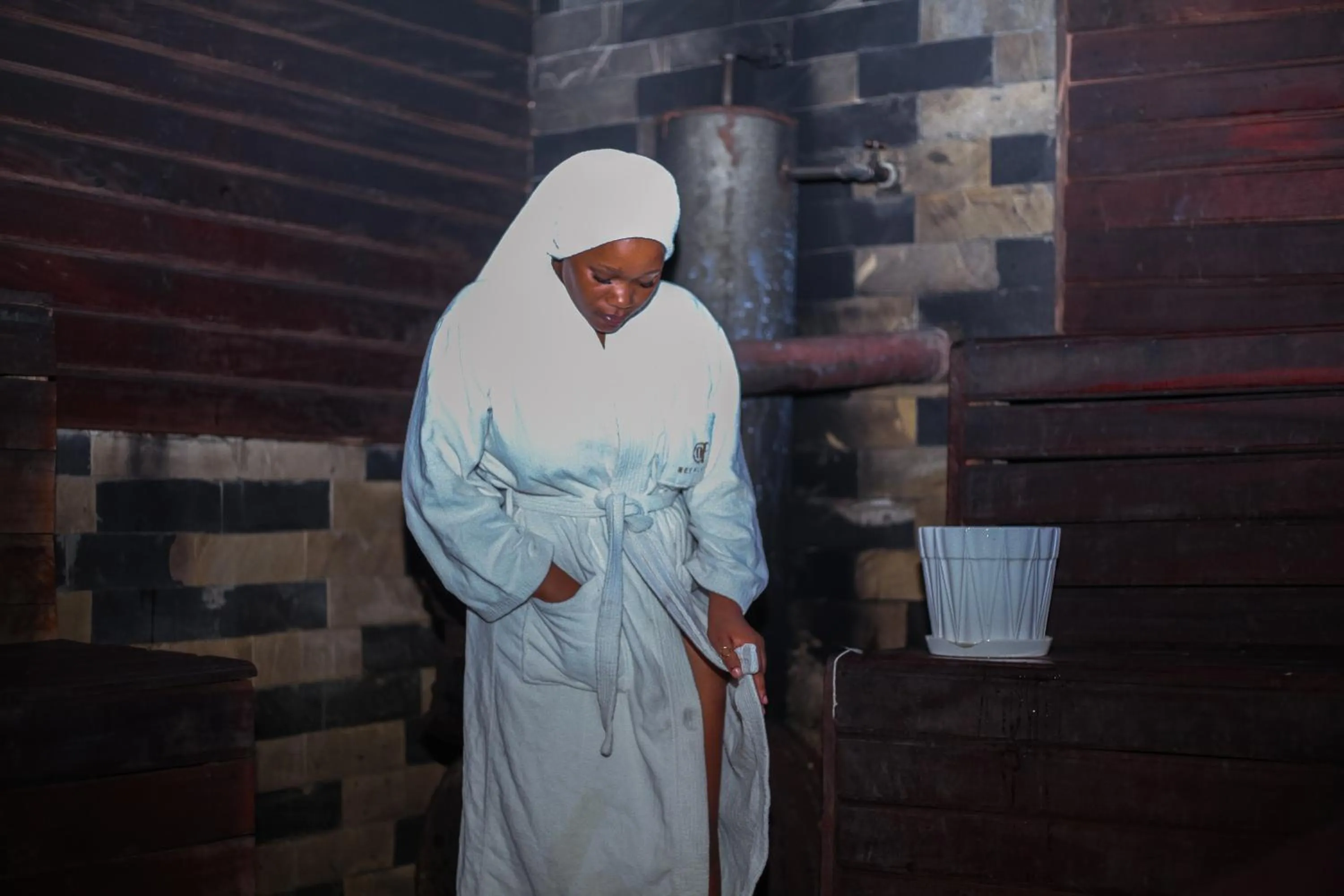 Sauna in Nefaland Hotel