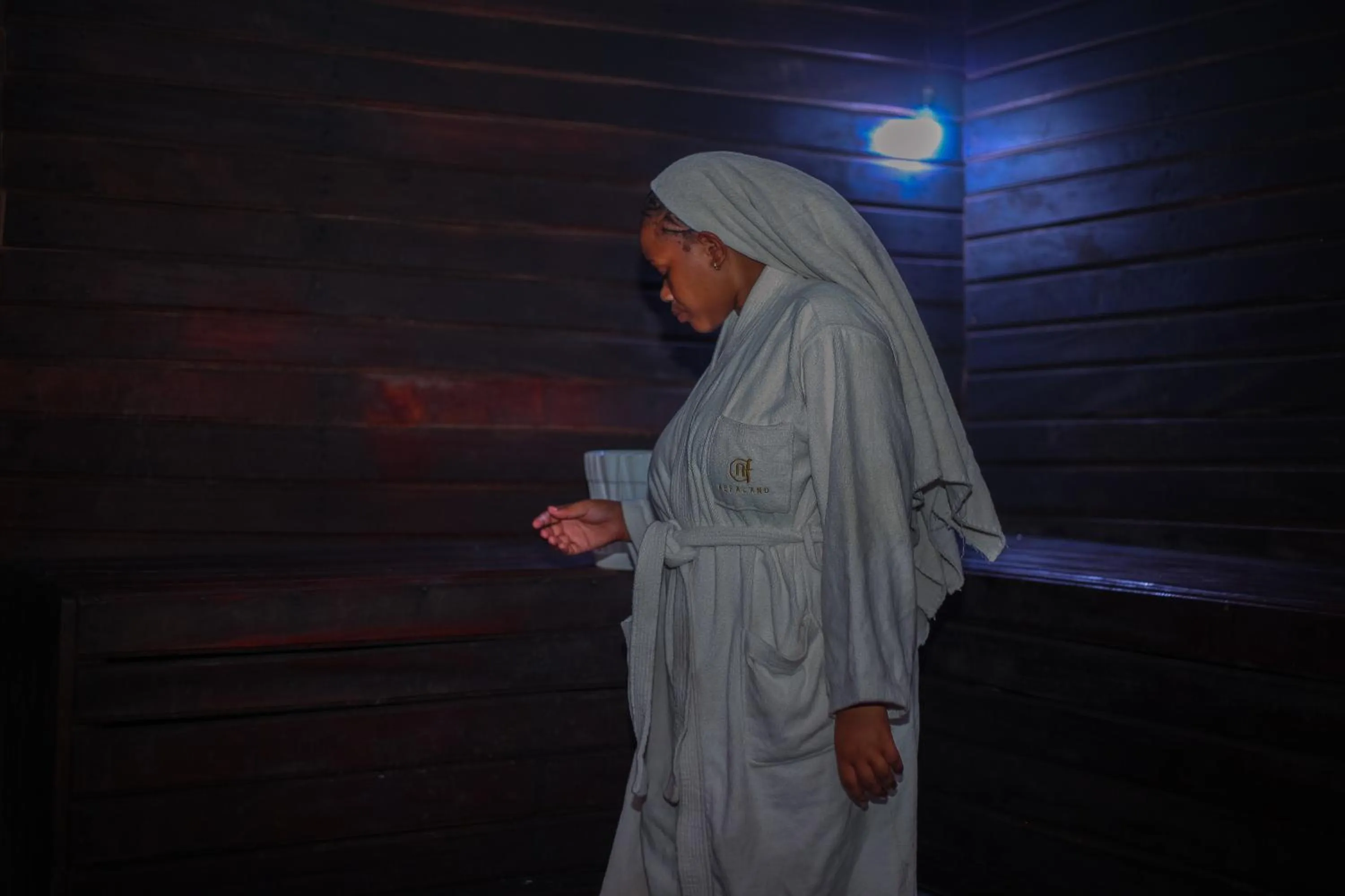 Sauna in Nefaland Hotel