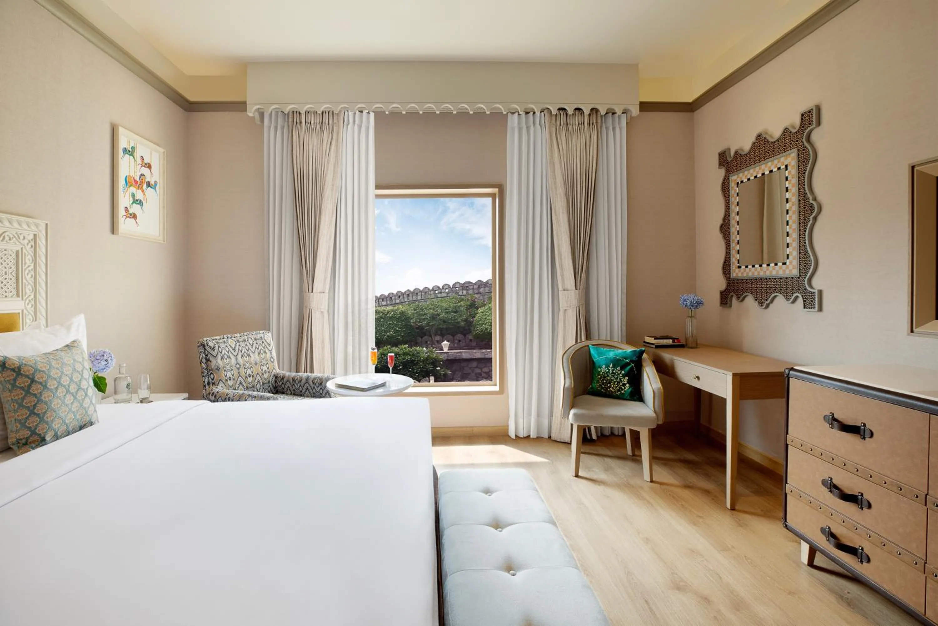 Bed in Raajsa Kumbhalgarh - IHCL SeleQtions