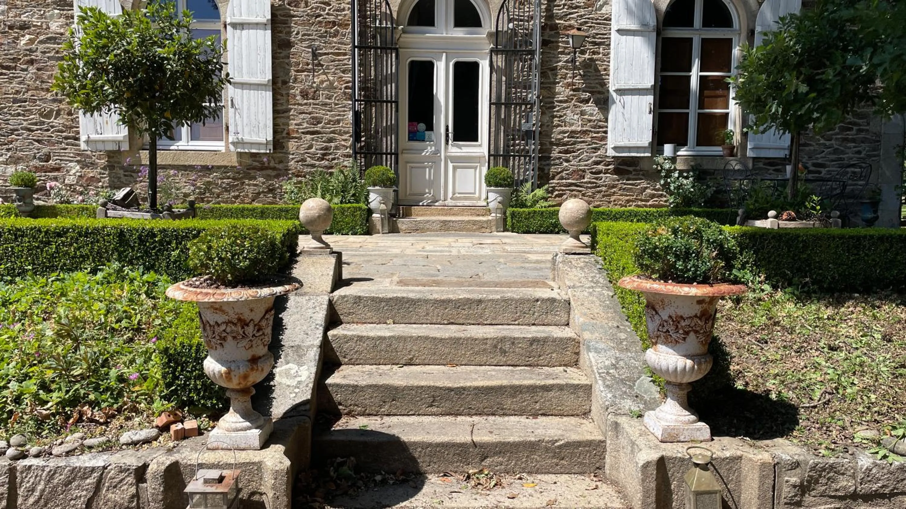 Patio in Le Manoir de la Bigotière
