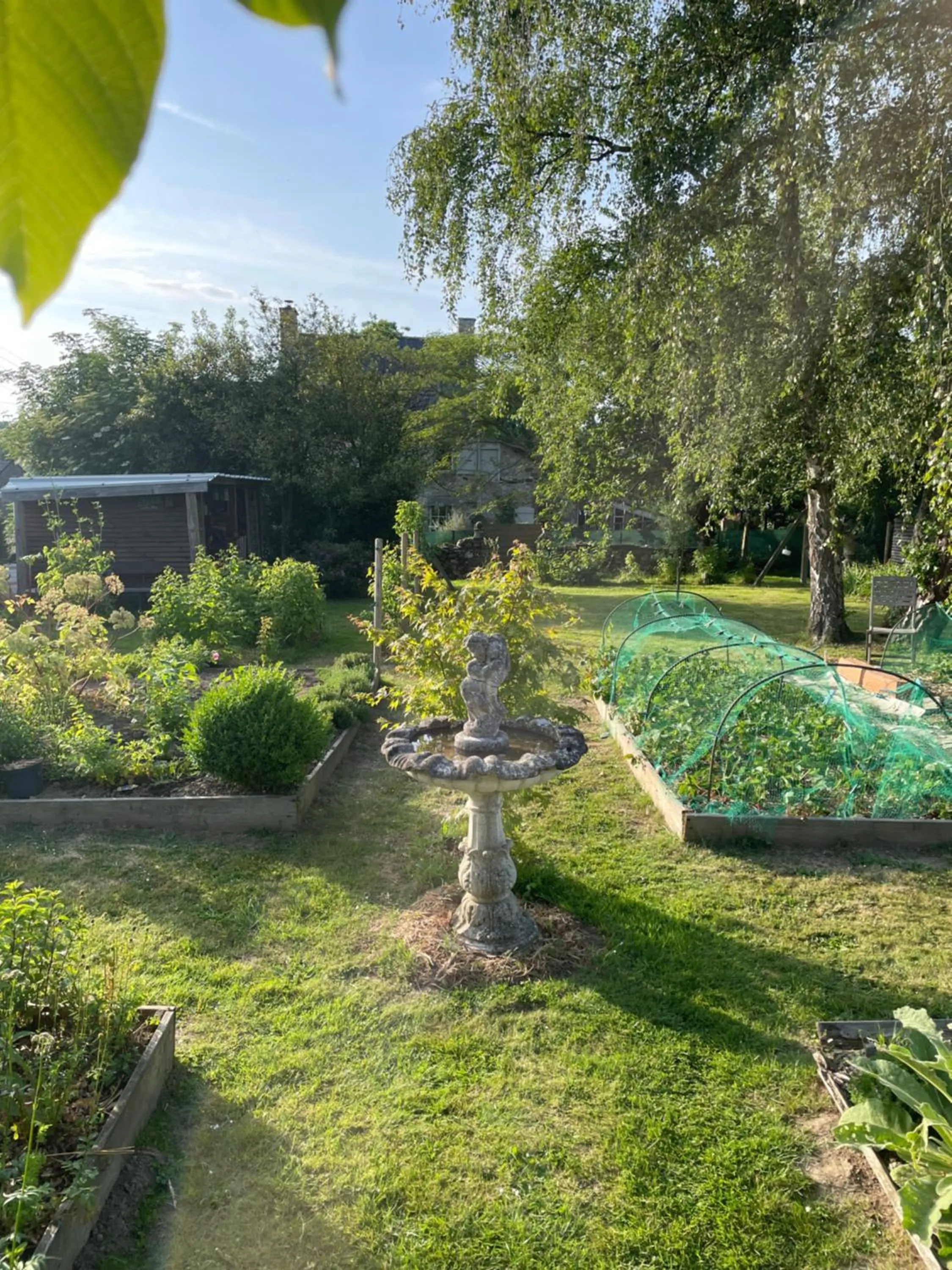 Natural landscape in Le Manoir de la Bigotière