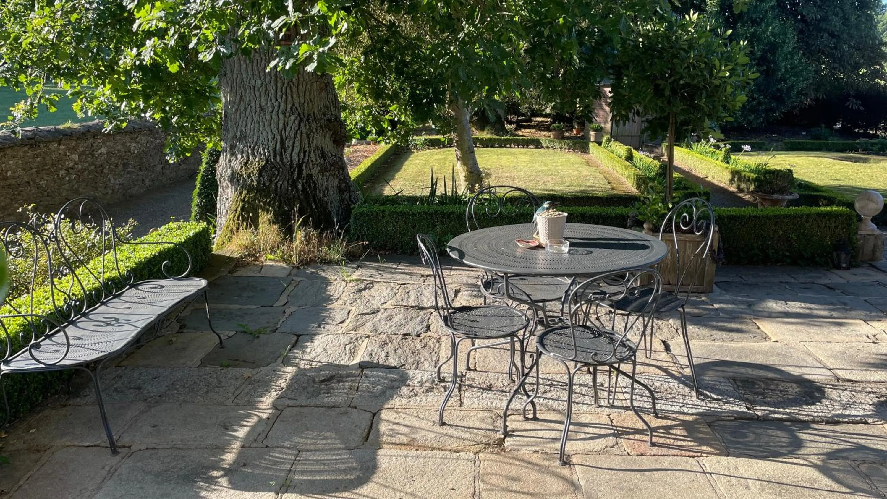Garden in Le Manoir de la Bigotière