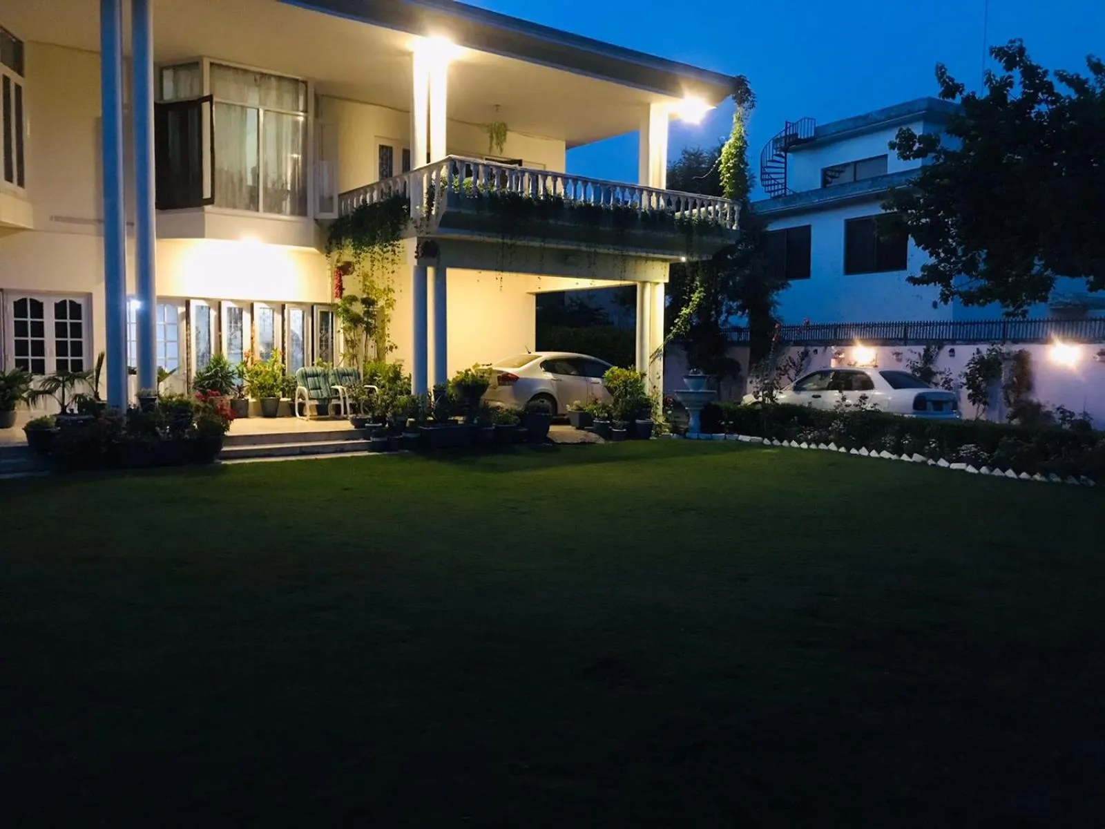 Garden view in Alaf Laila Guest House