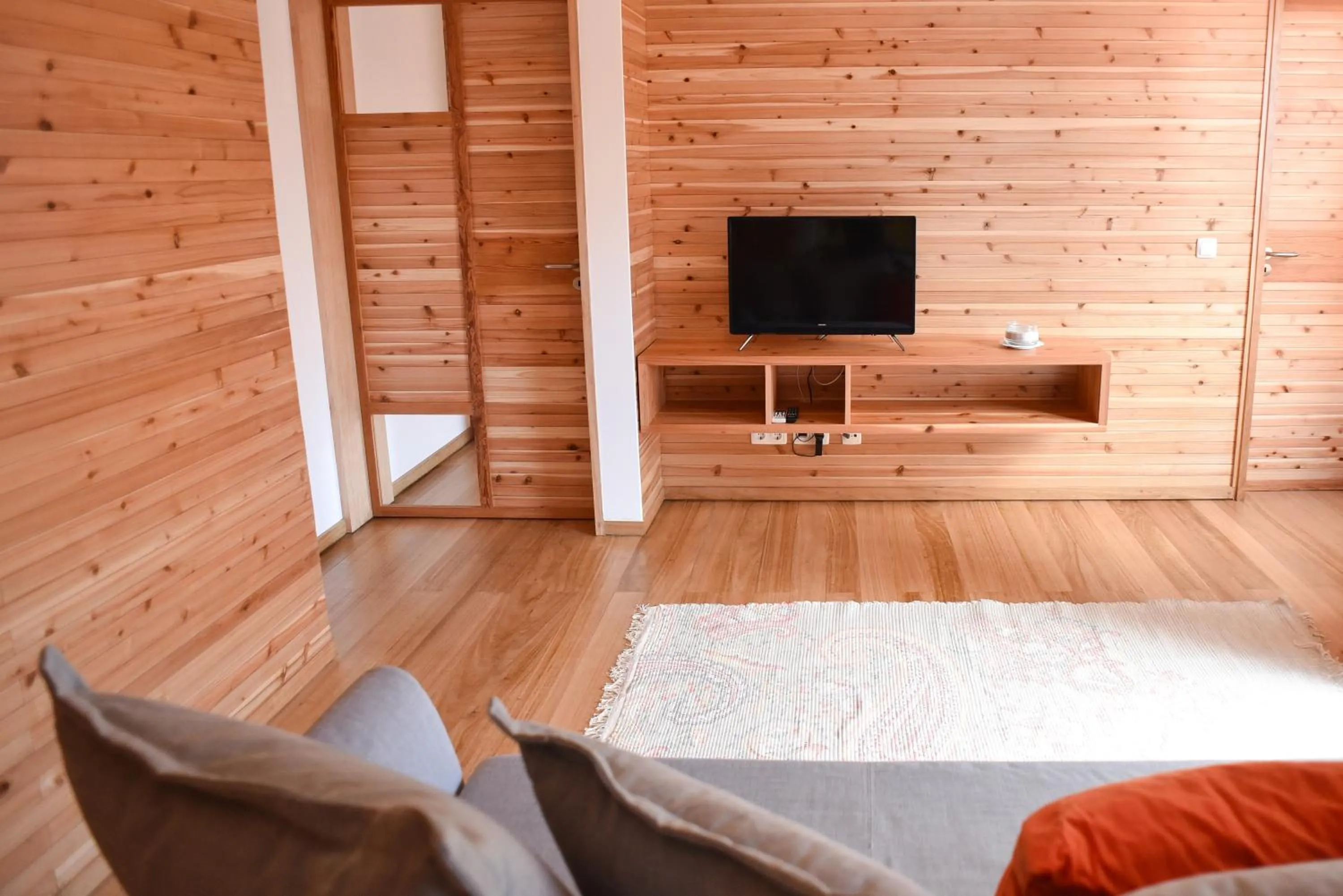 Living room in Porto Pim Bay