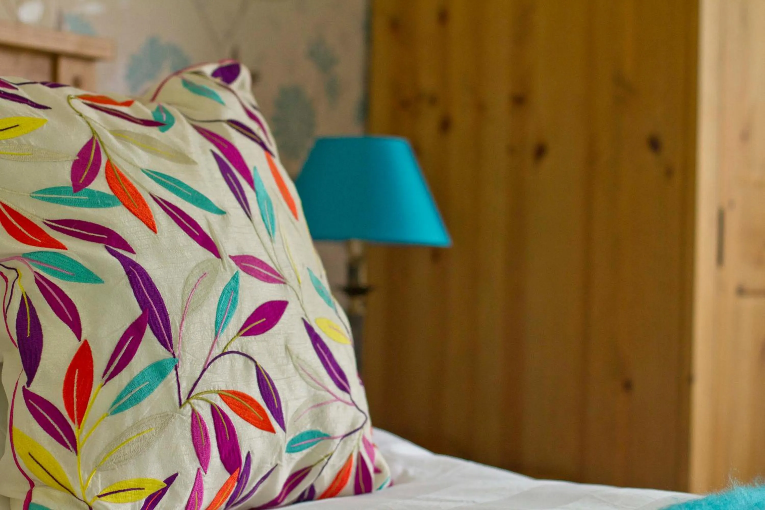 Decorative detail, Bed in Magpies Lodge