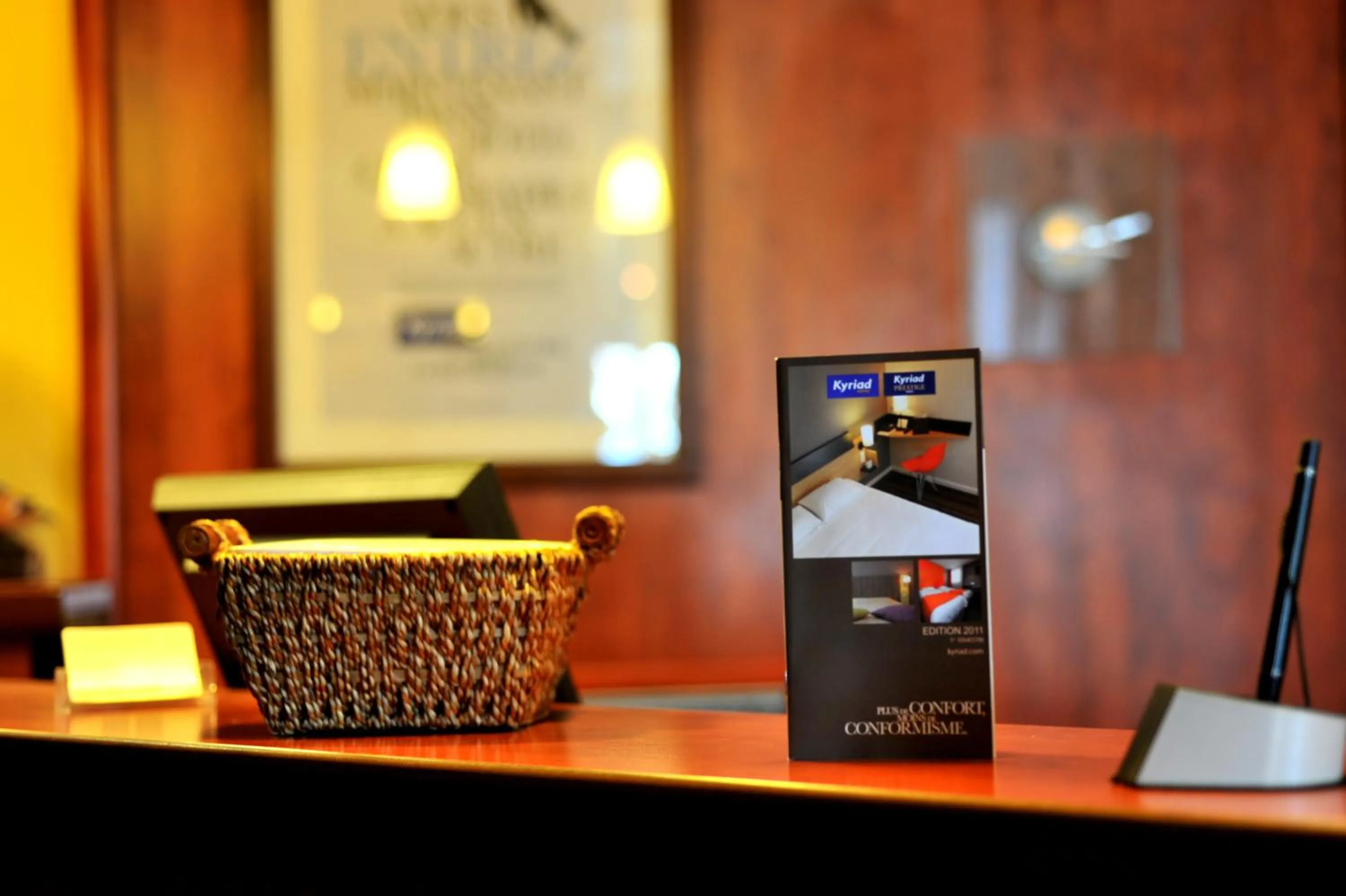 Lobby or reception in Kyriad Annecy Cran-Gevrier