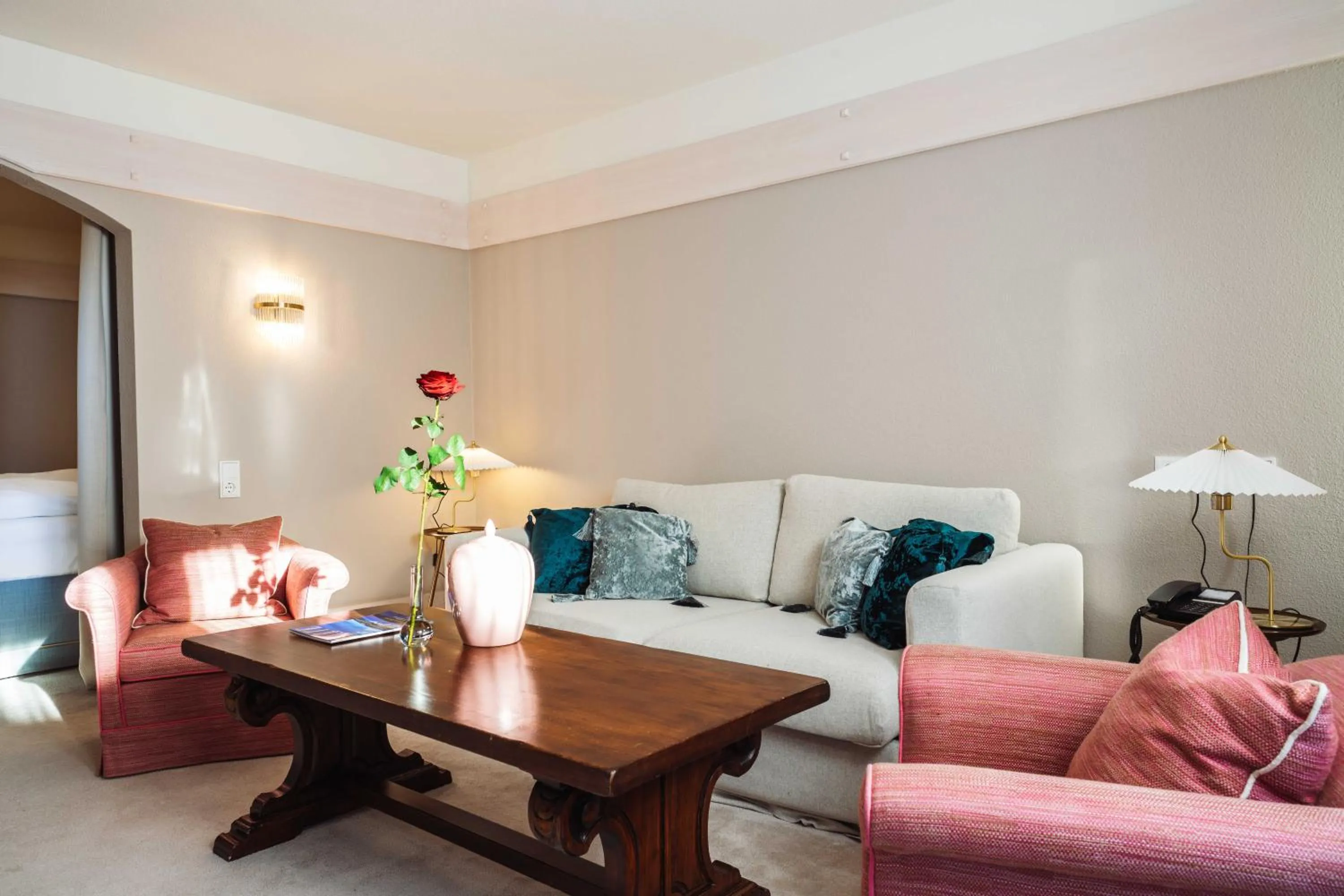 Seating area in A-ROSA Hotel Thurnher's Alpenhof