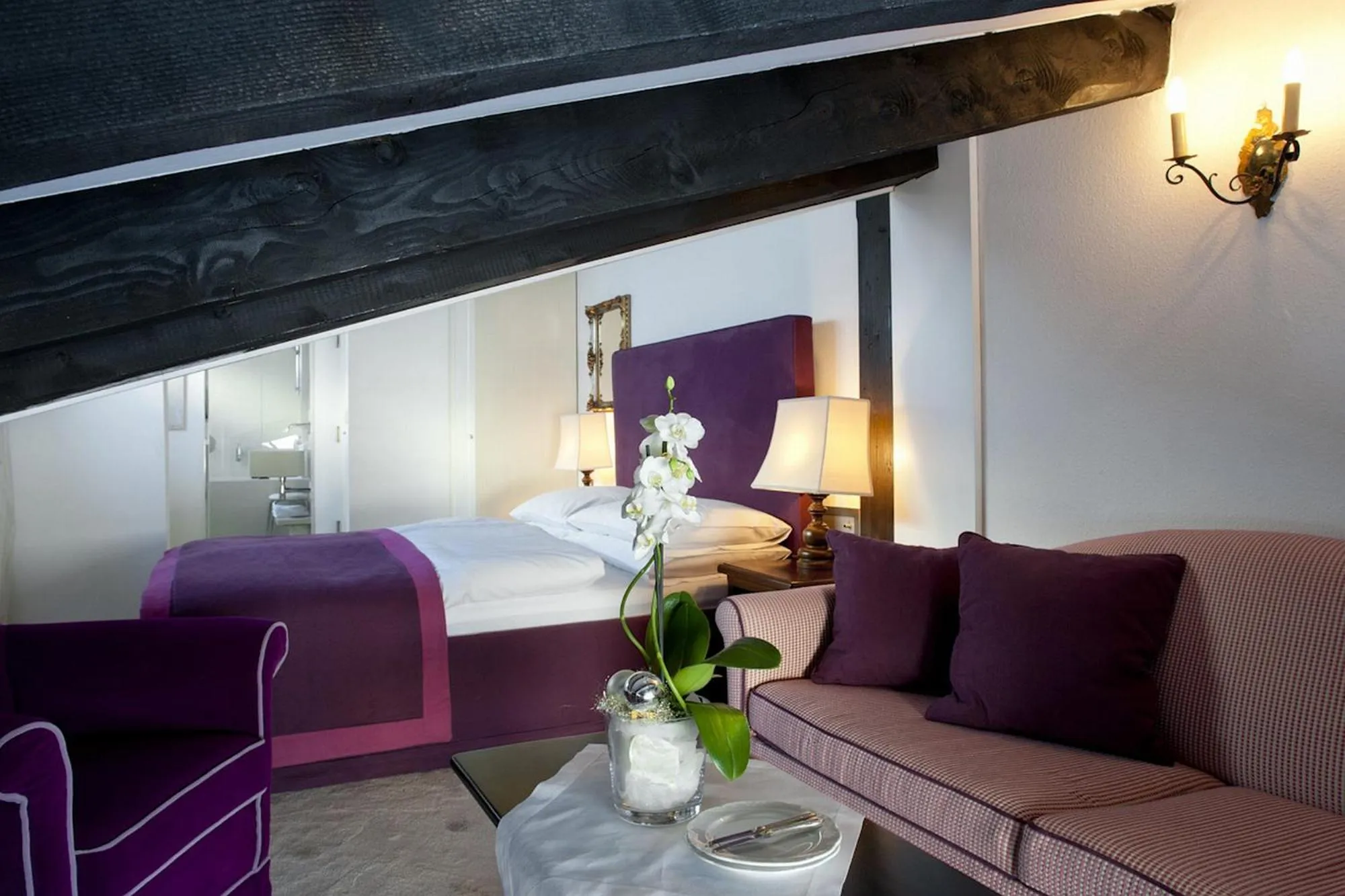 Bed in A-ROSA Hotel Thurnher's Alpenhof