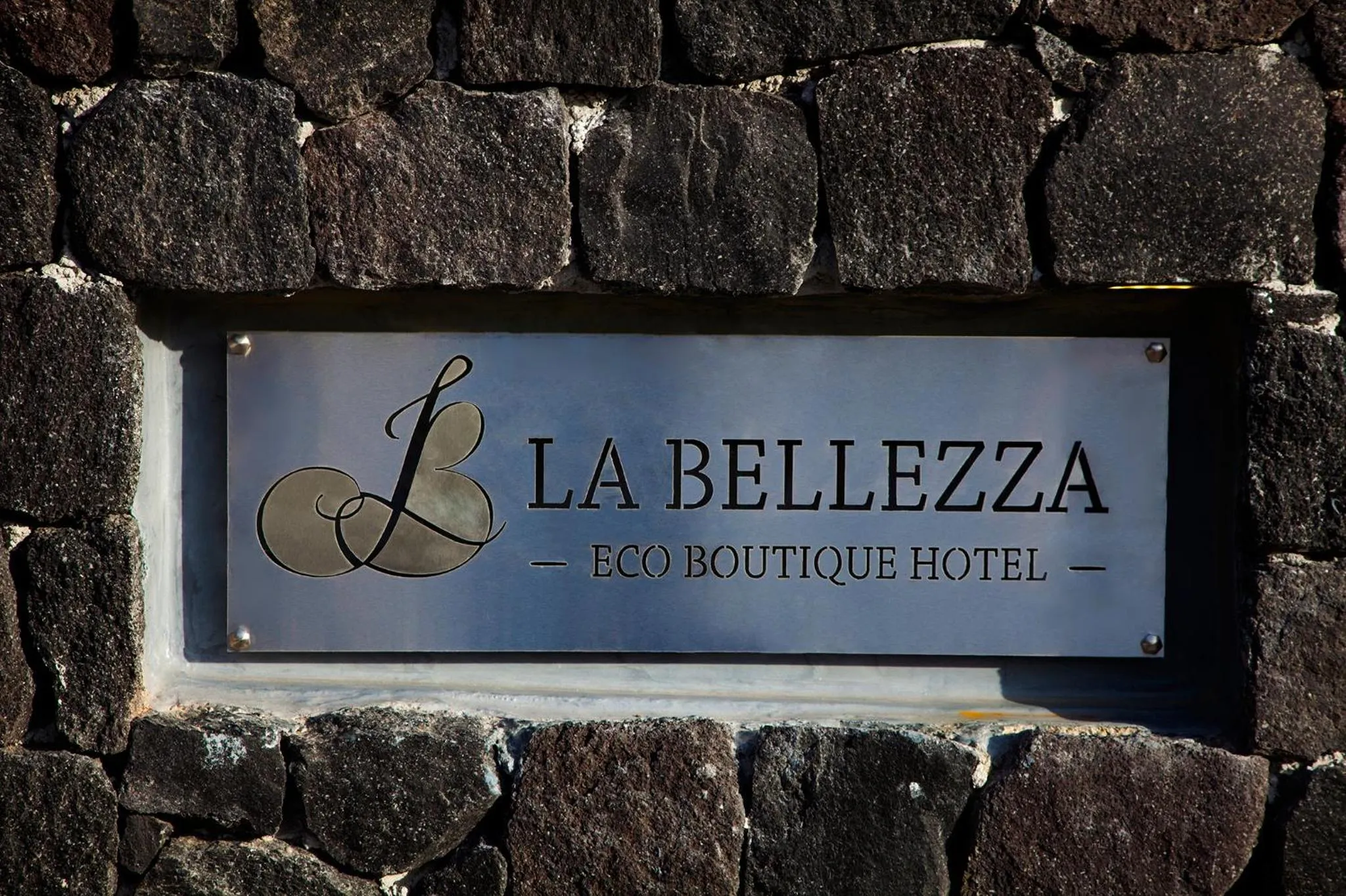 Text overlay in La Bellezza Eco Boutique Hotel