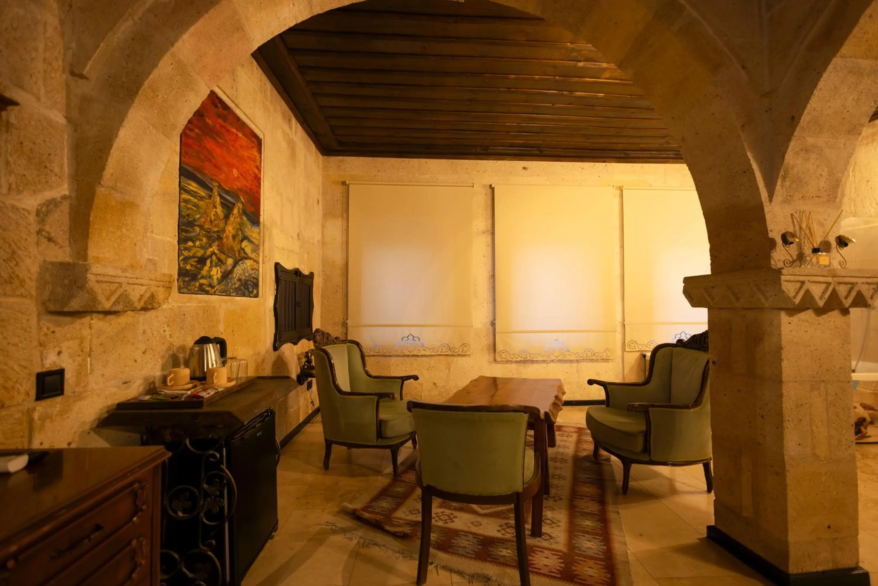 Living room in Drala Inn Cappadocia