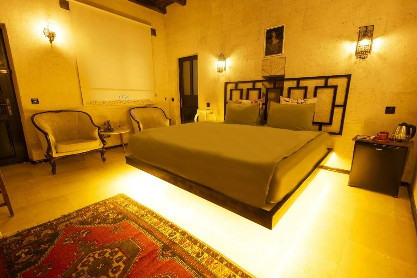Bed in Drala Inn Cappadocia