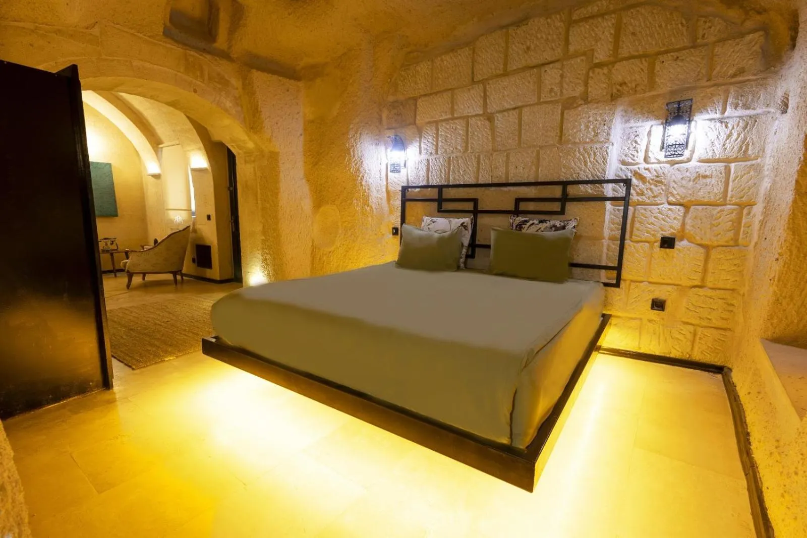 Bed in Drala Inn Cappadocia