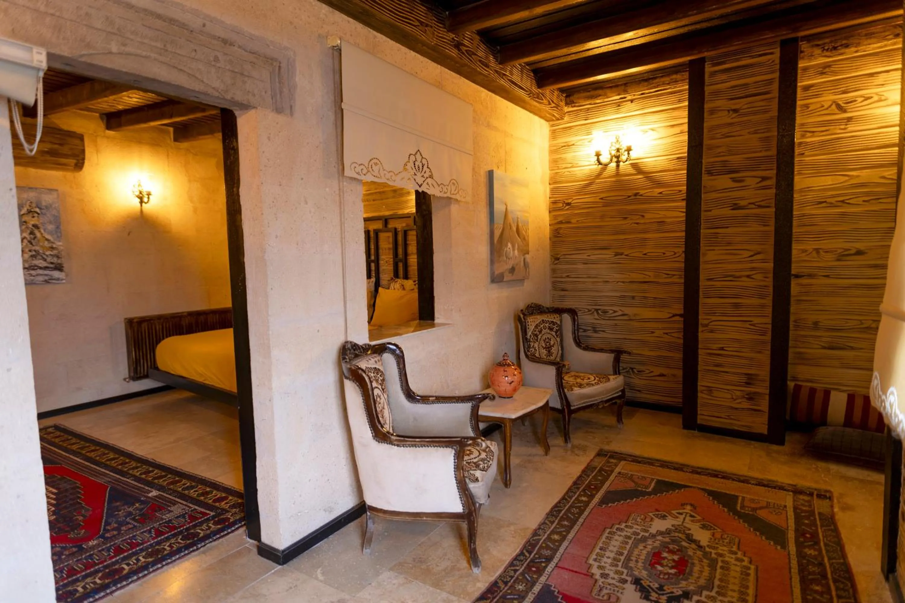 Bed in Drala Inn Cappadocia