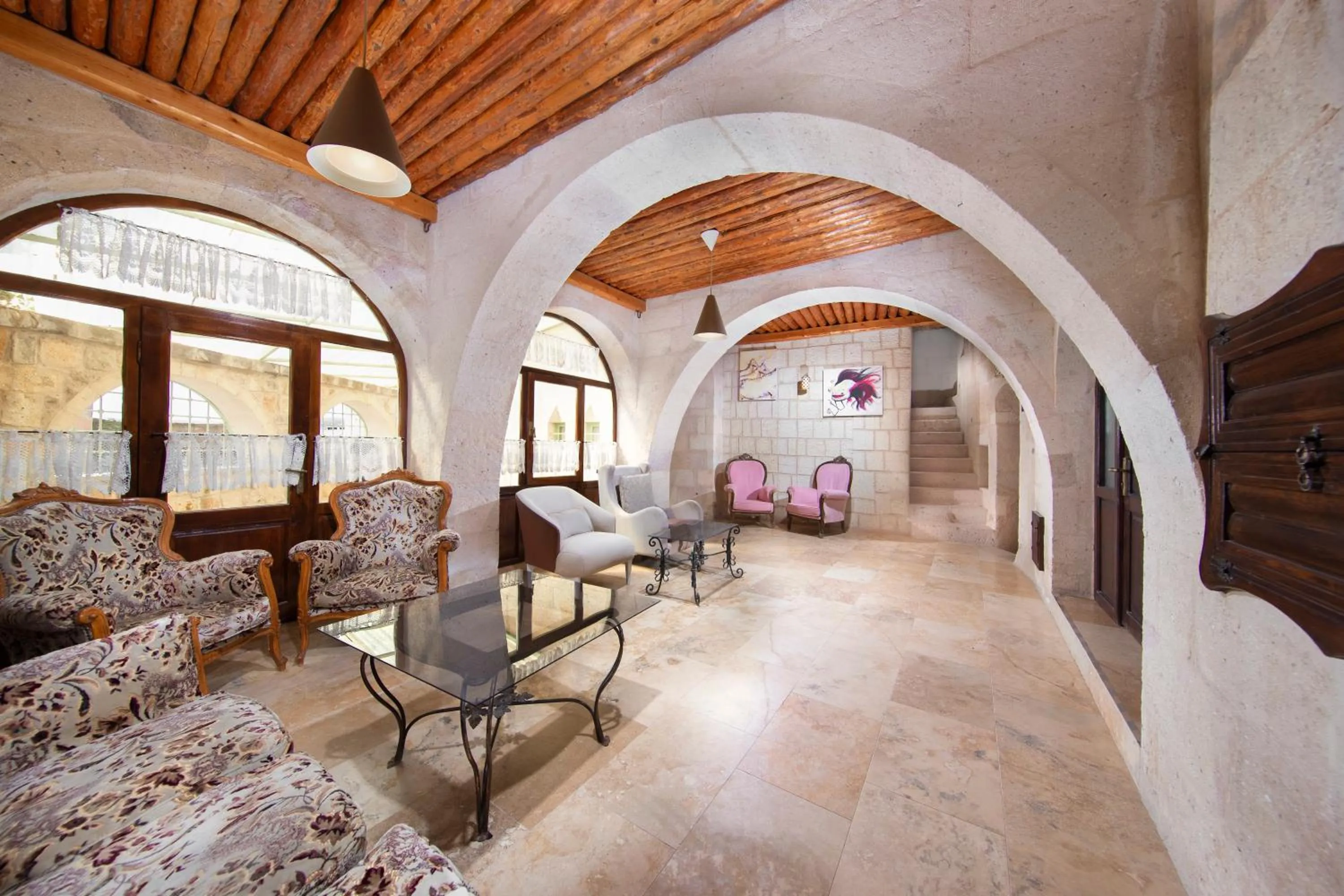 Seating area in Drala Inn Cappadocia