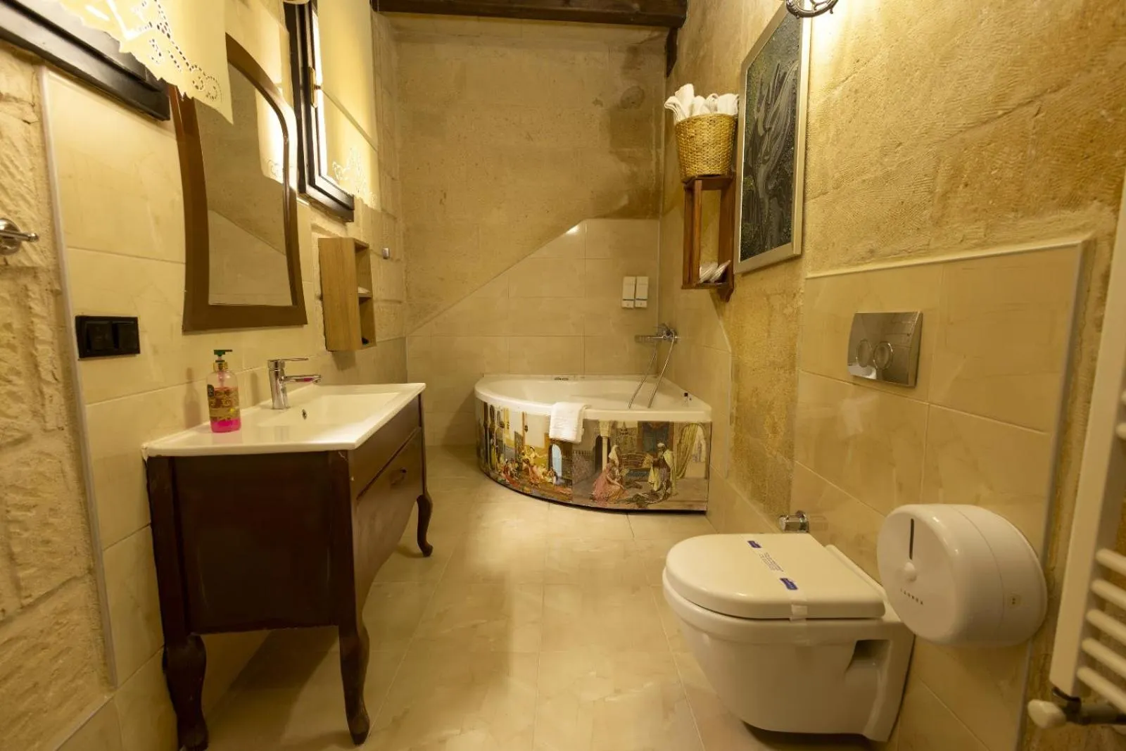 Shower in Drala Inn Cappadocia