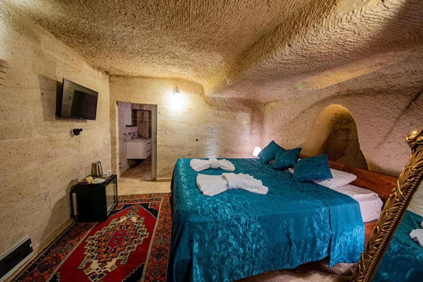 Bed in Drala Inn Cappadocia