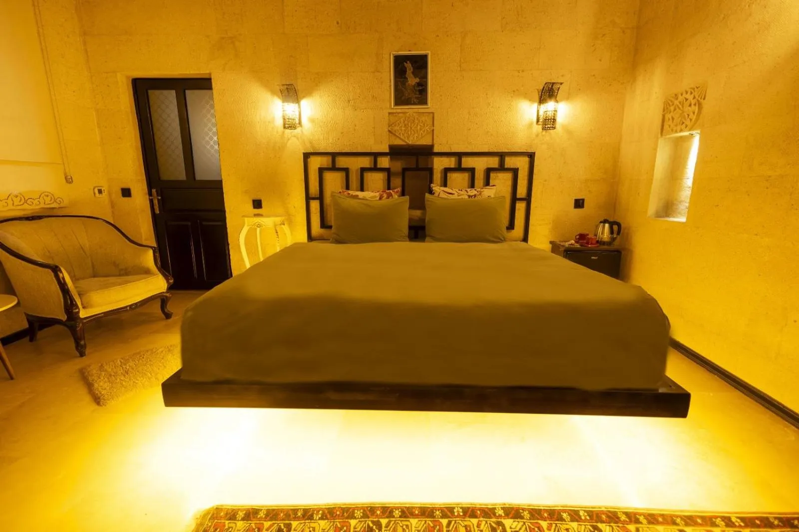 Bed in Drala Inn Cappadocia