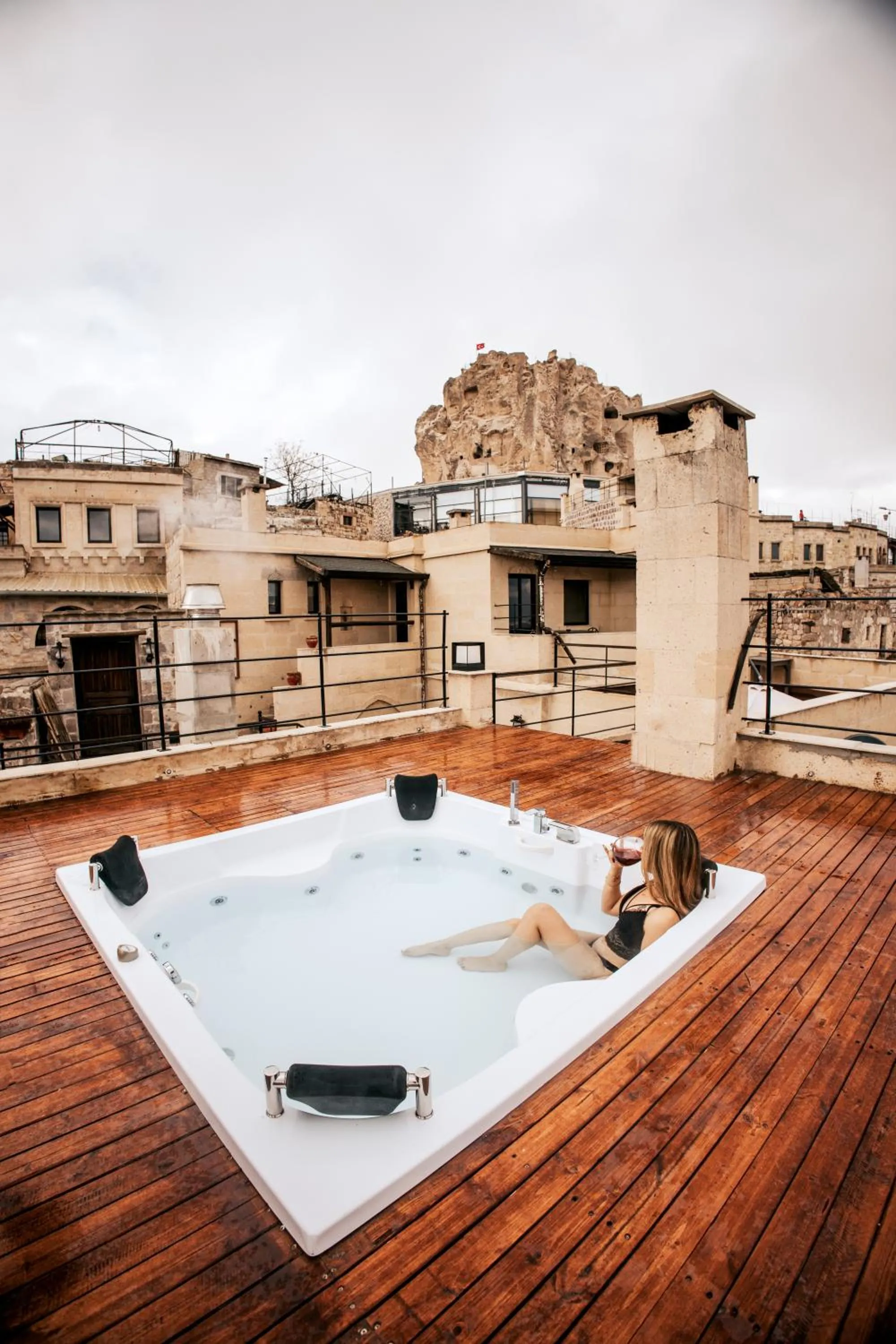 Hot Tub in Drala Inn Cappadocia