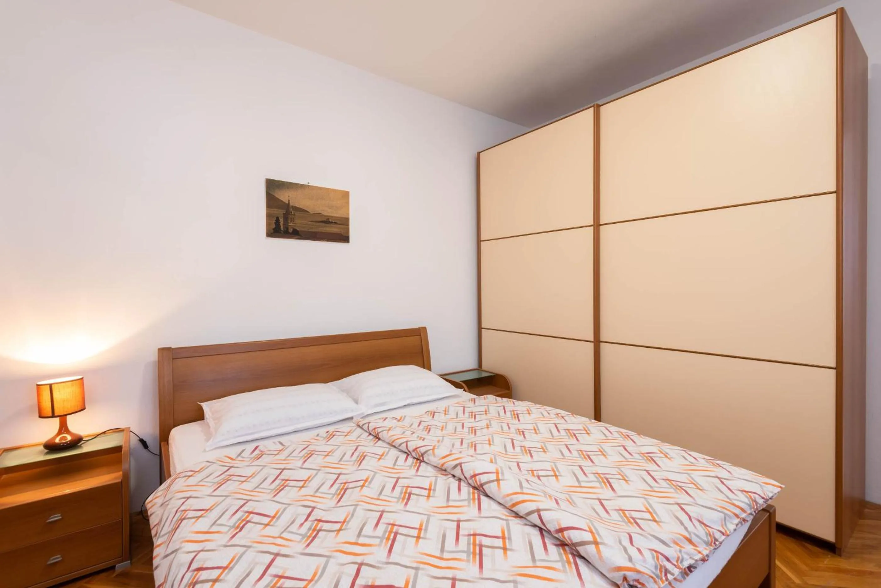Bedroom, Bed in Villa Marina