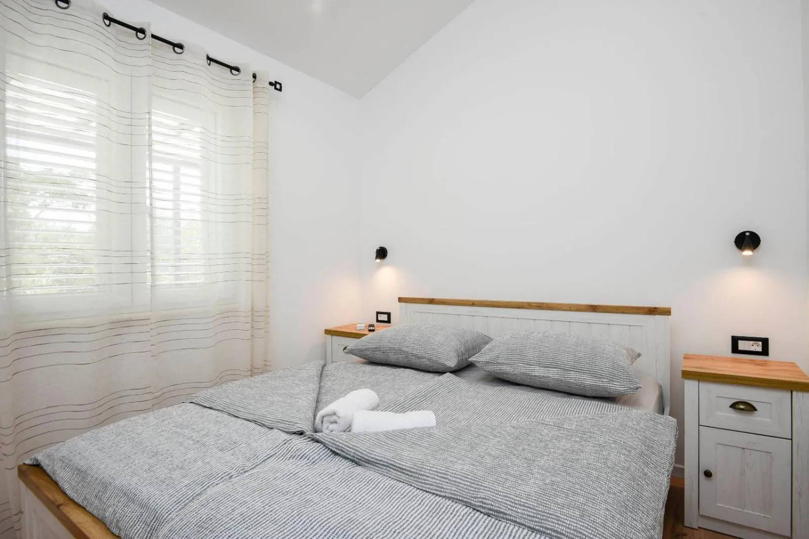 Bedroom, Bed in Villa Marina