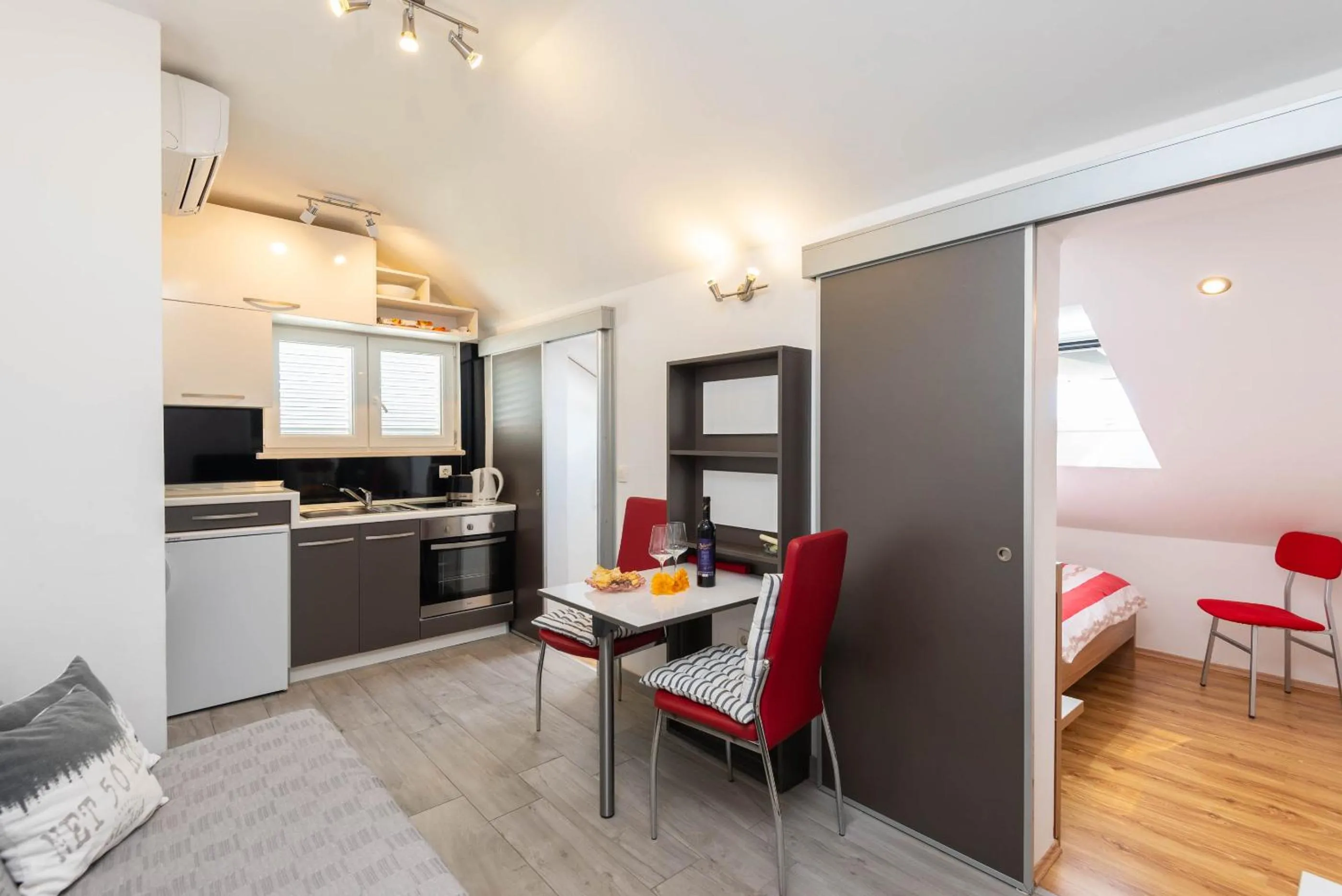 Kitchen or kitchenette in Villa Marina