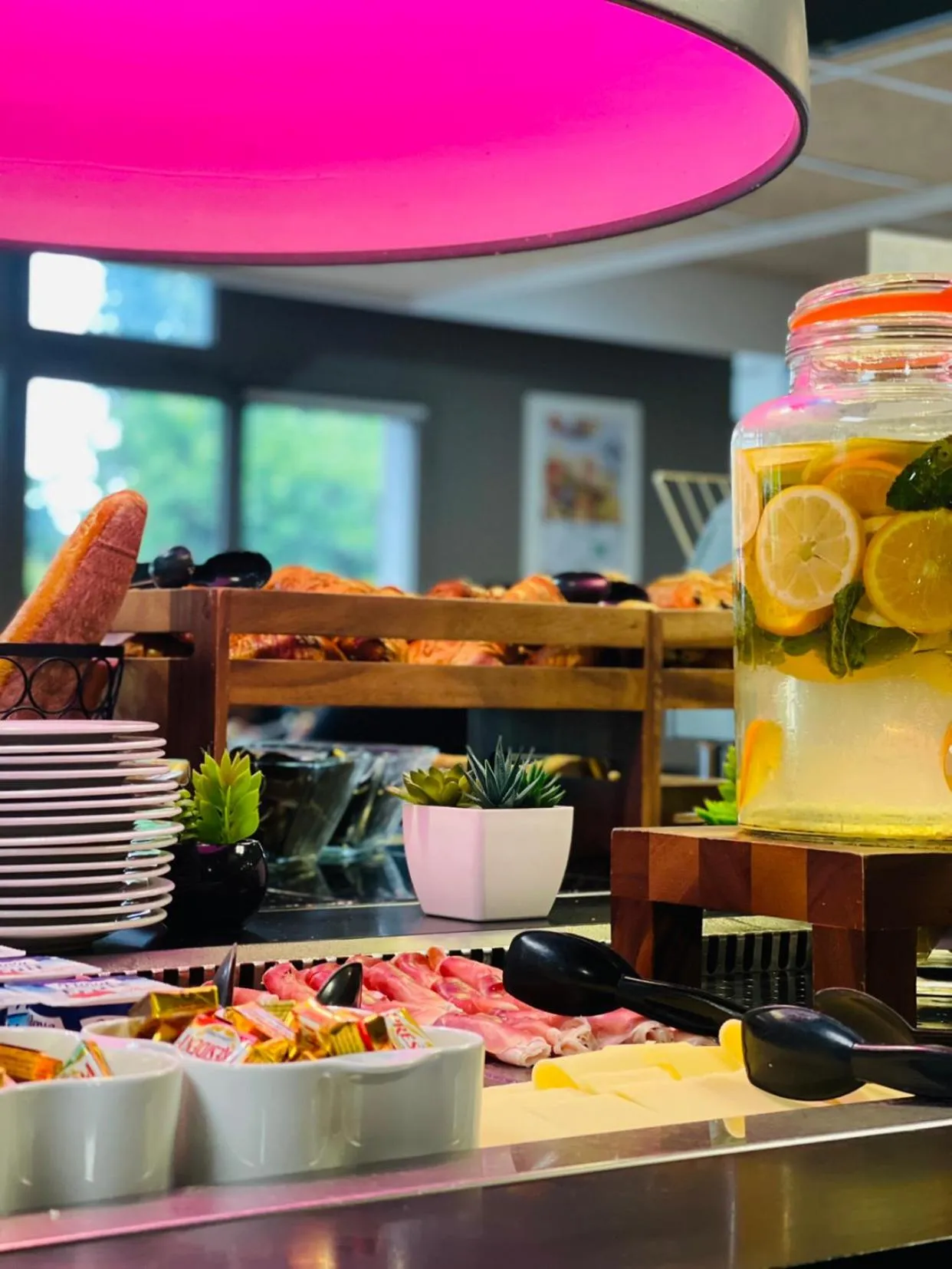 Breakfast in Kyriad Le Blanc-Mesnil