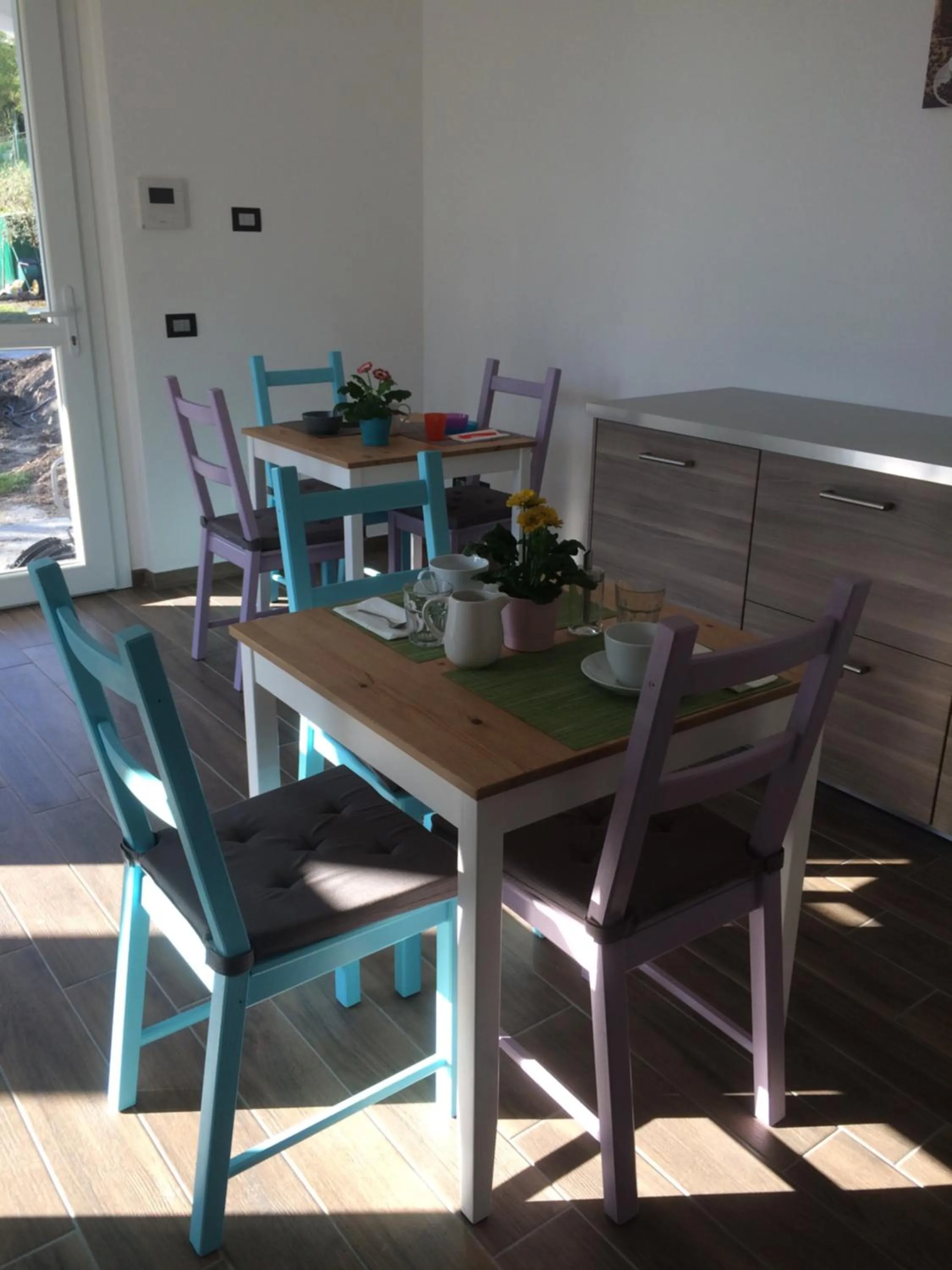Food and drinks in B&B Le Farfalle