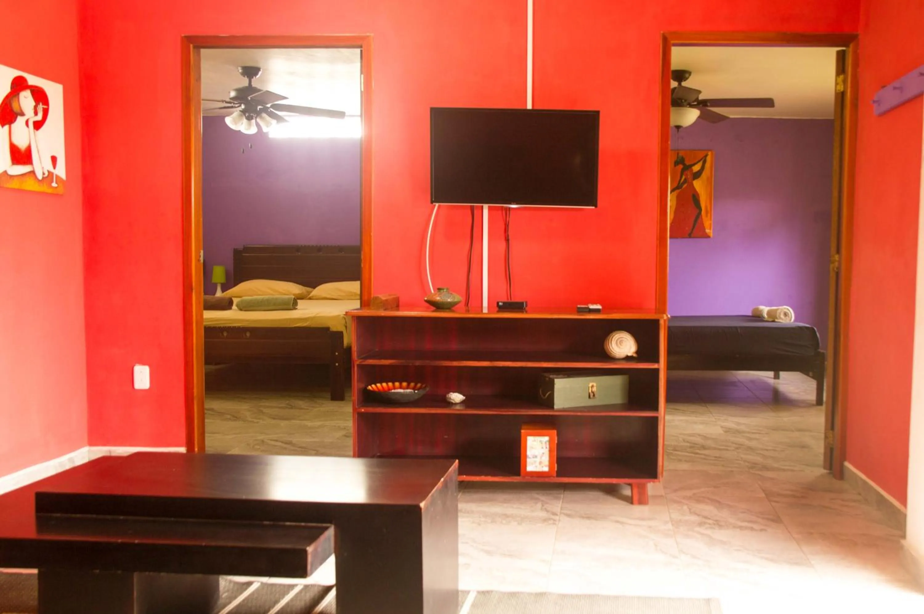 Living room in The Cottages by the Sea