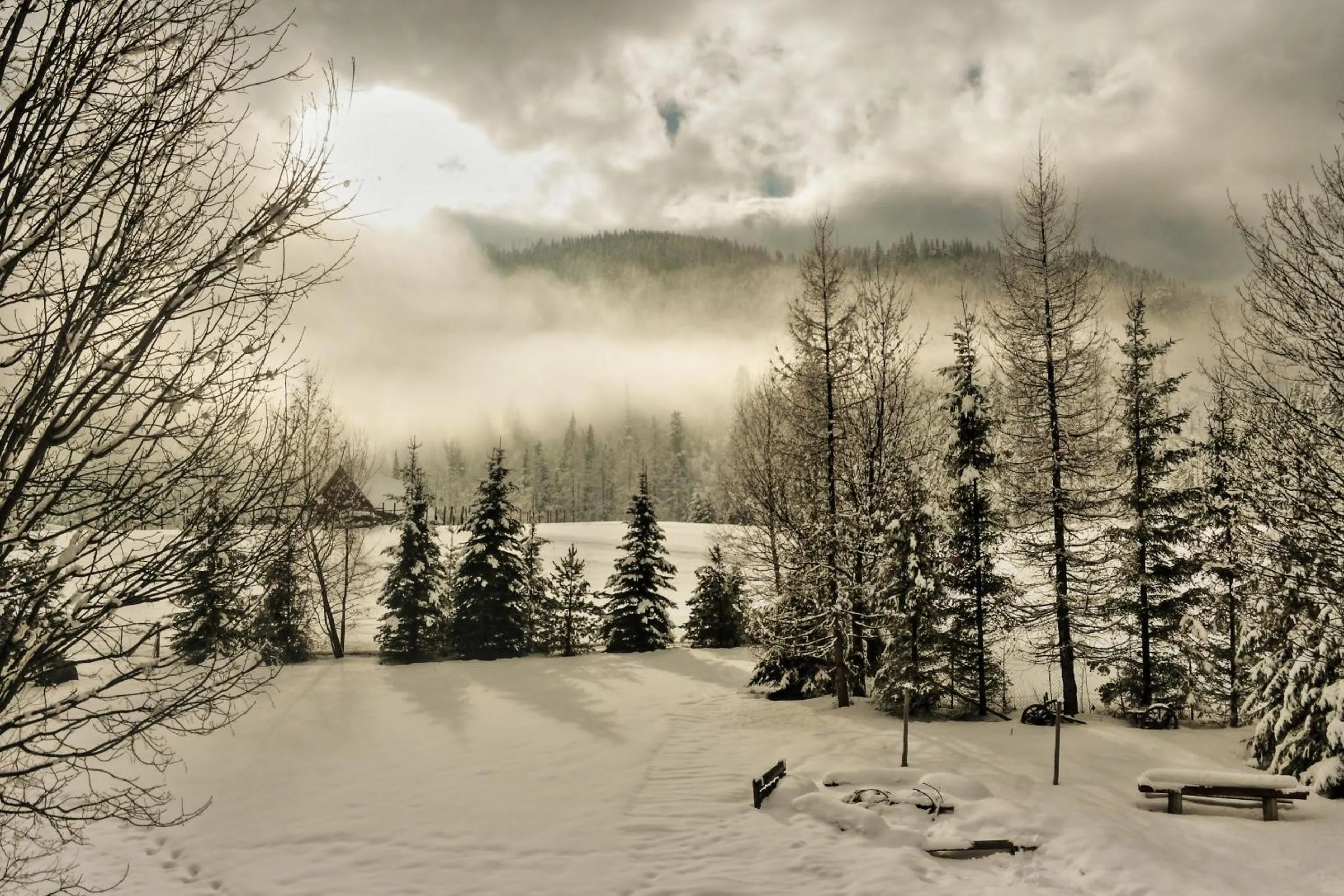 Natural landscape in Chata MTB