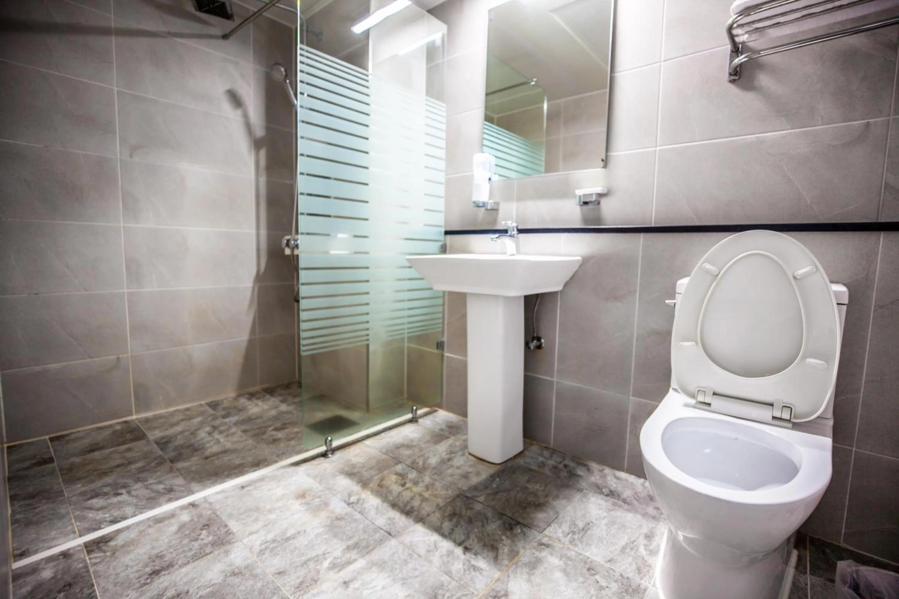 Toilet in Jeju Moseulpo Hotel