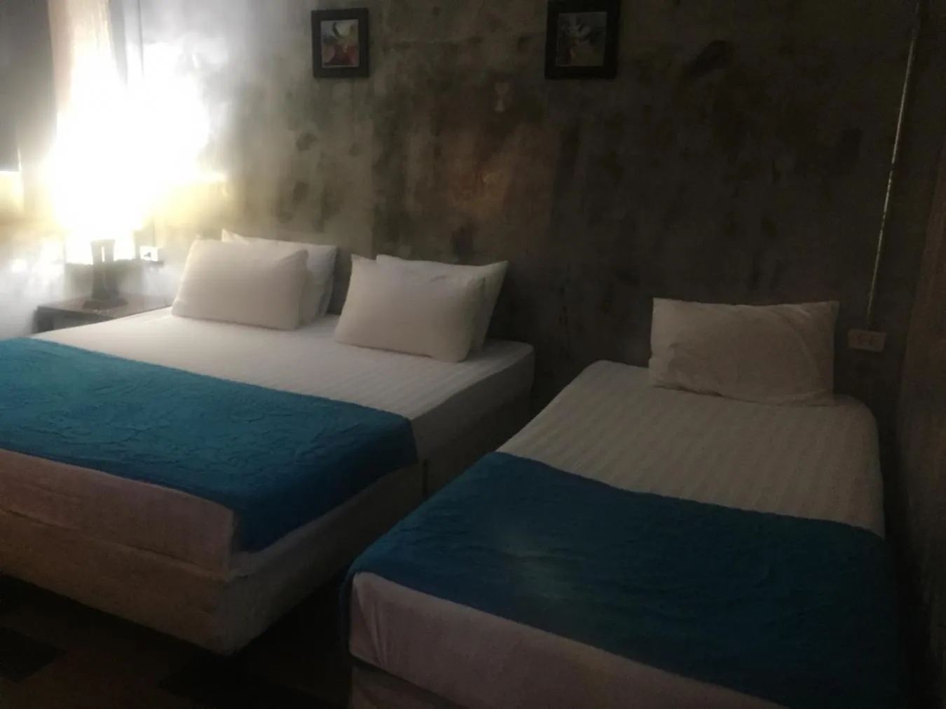 Bed in Crescent Bay Resort