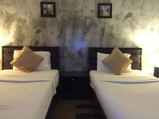 Bed in Crescent Bay Resort