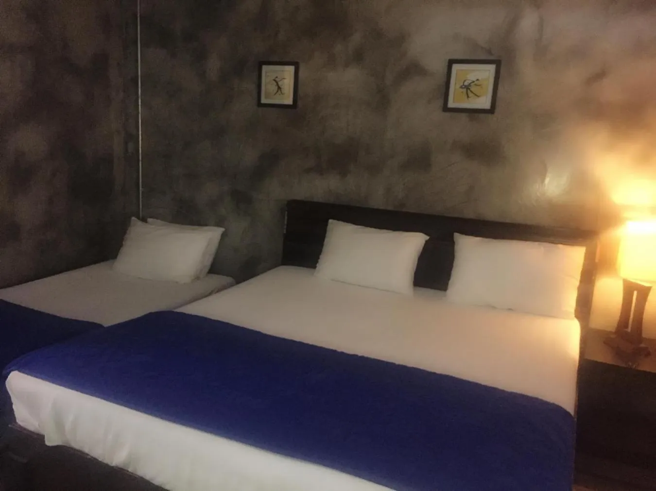 Bed in Crescent Bay Resort