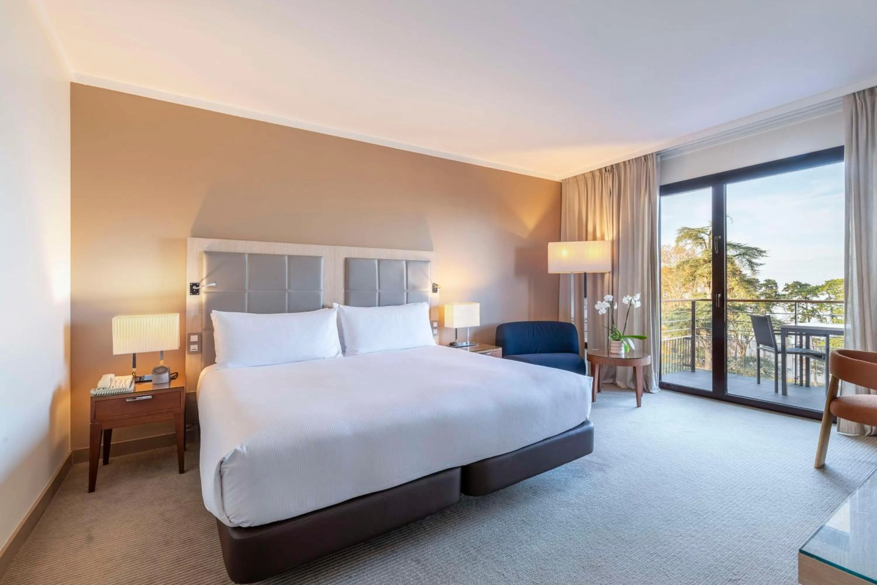 Bed in Hilton Evian Les Bains