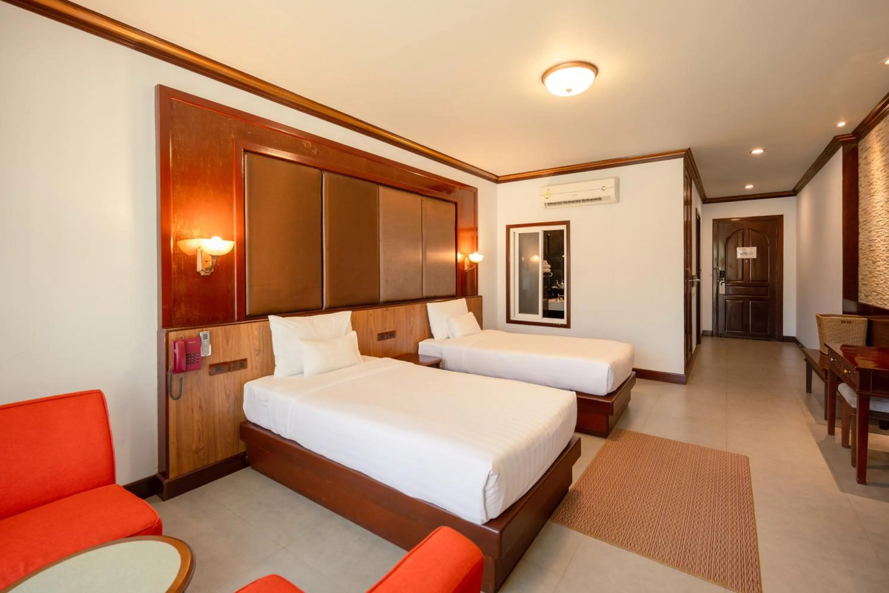 Bedroom, Bed in Erawan Phangnga Hotel, Natai Beach