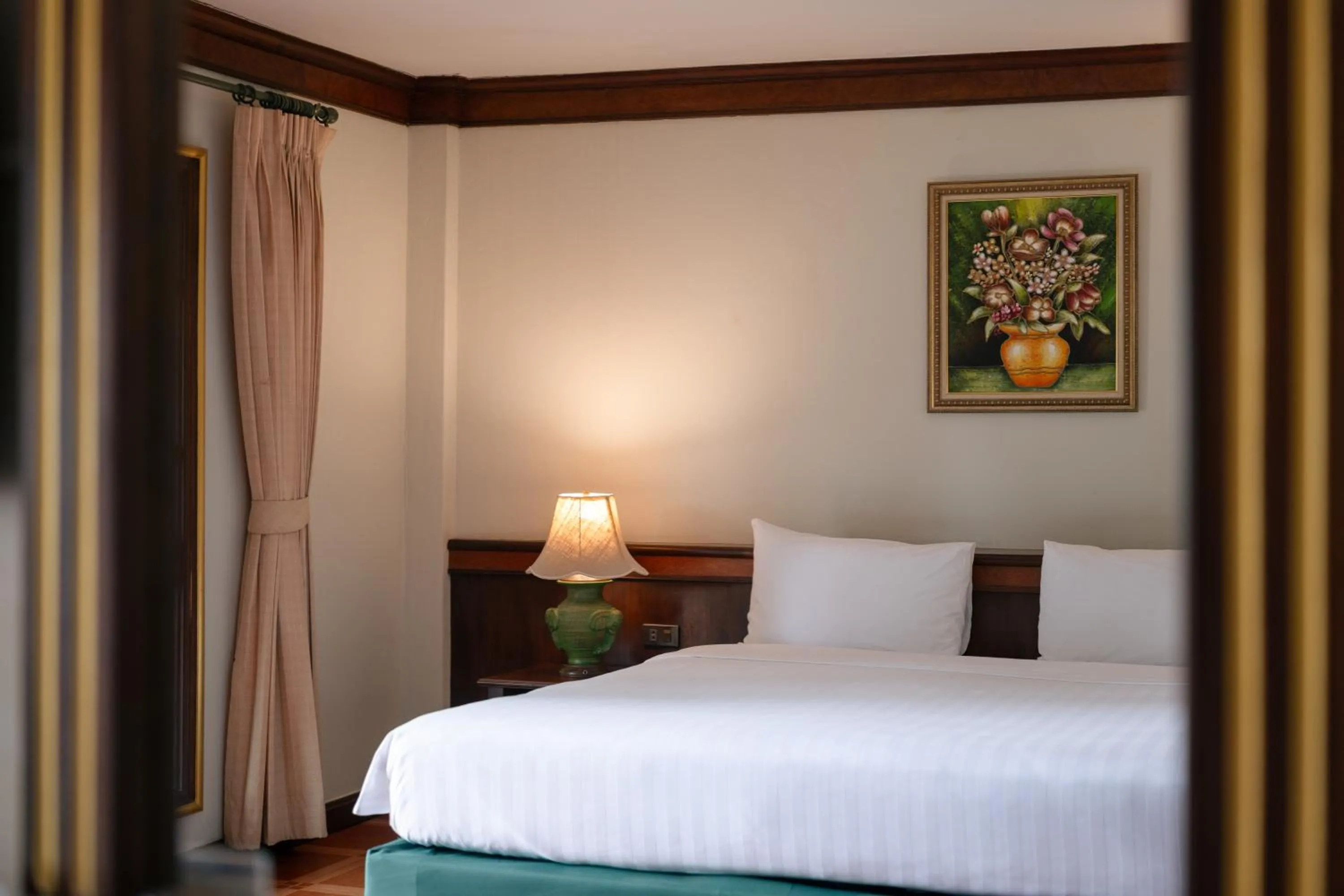 Bed in Erawan Hotel,Natai Beach